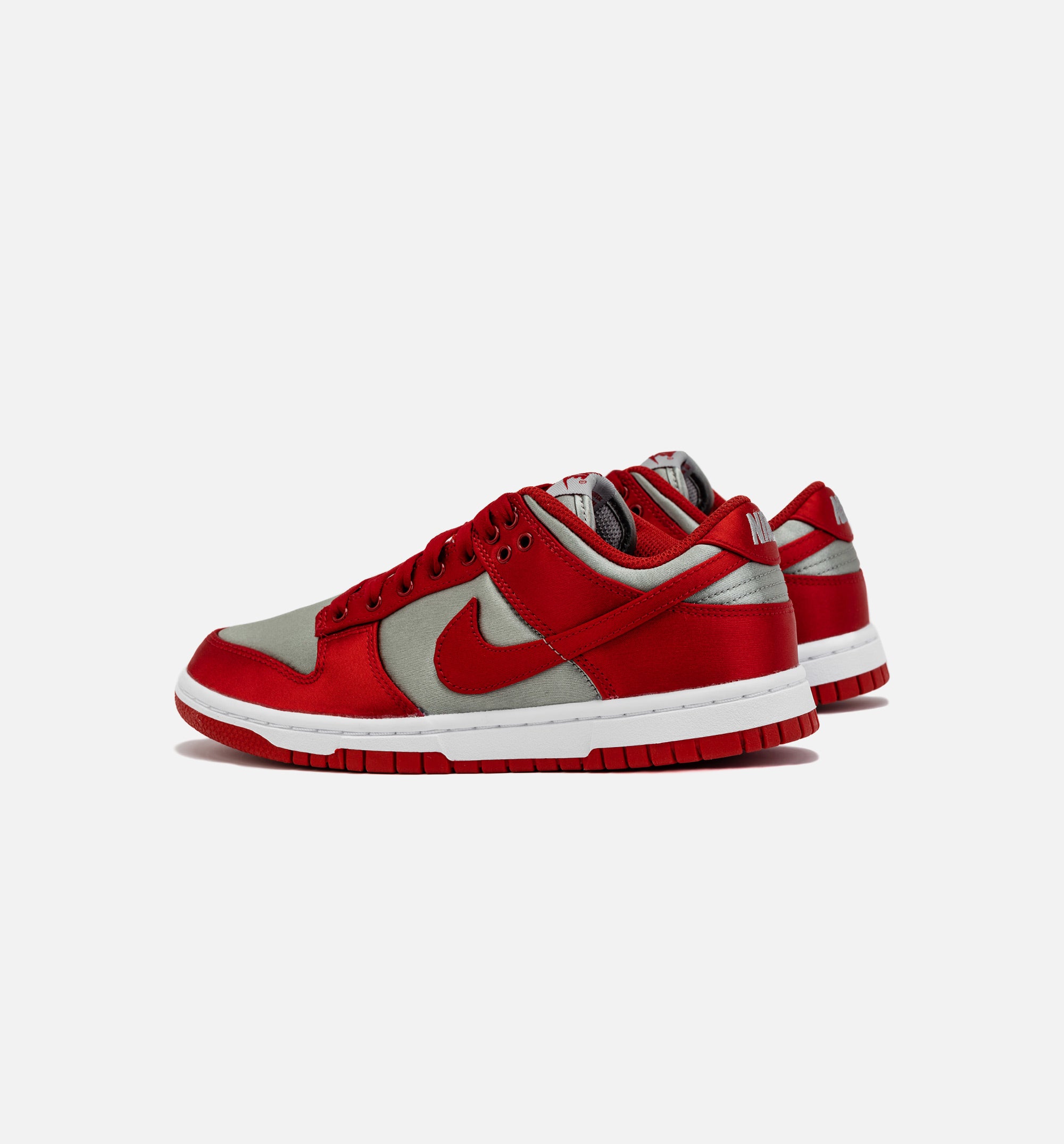 Dunk Low Satin Womens Lifestyle Shoe - Medium Grey/Varsity Red、mySite、dreamappss