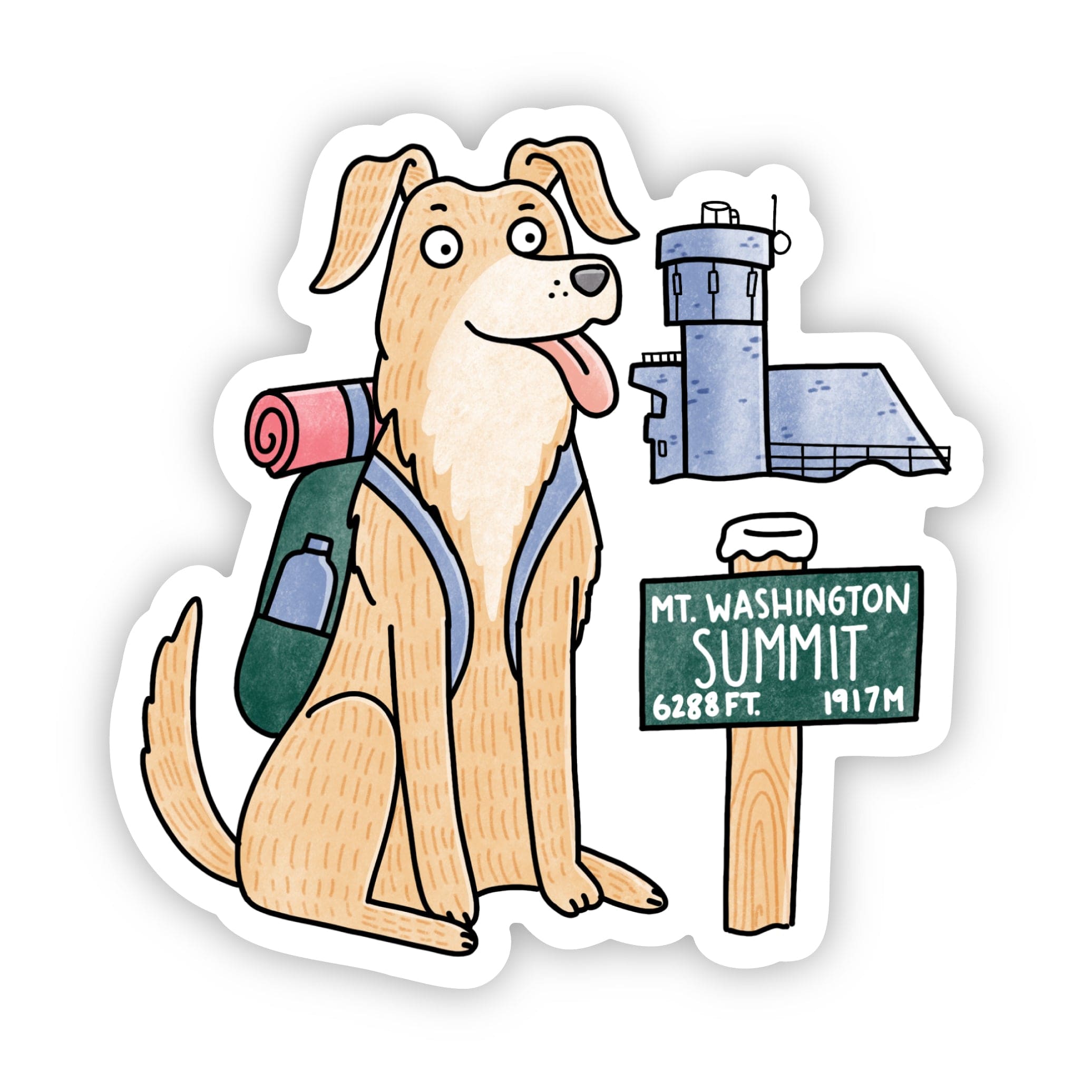  New Hampshire State Dog Sticker、mySite、ghnorth