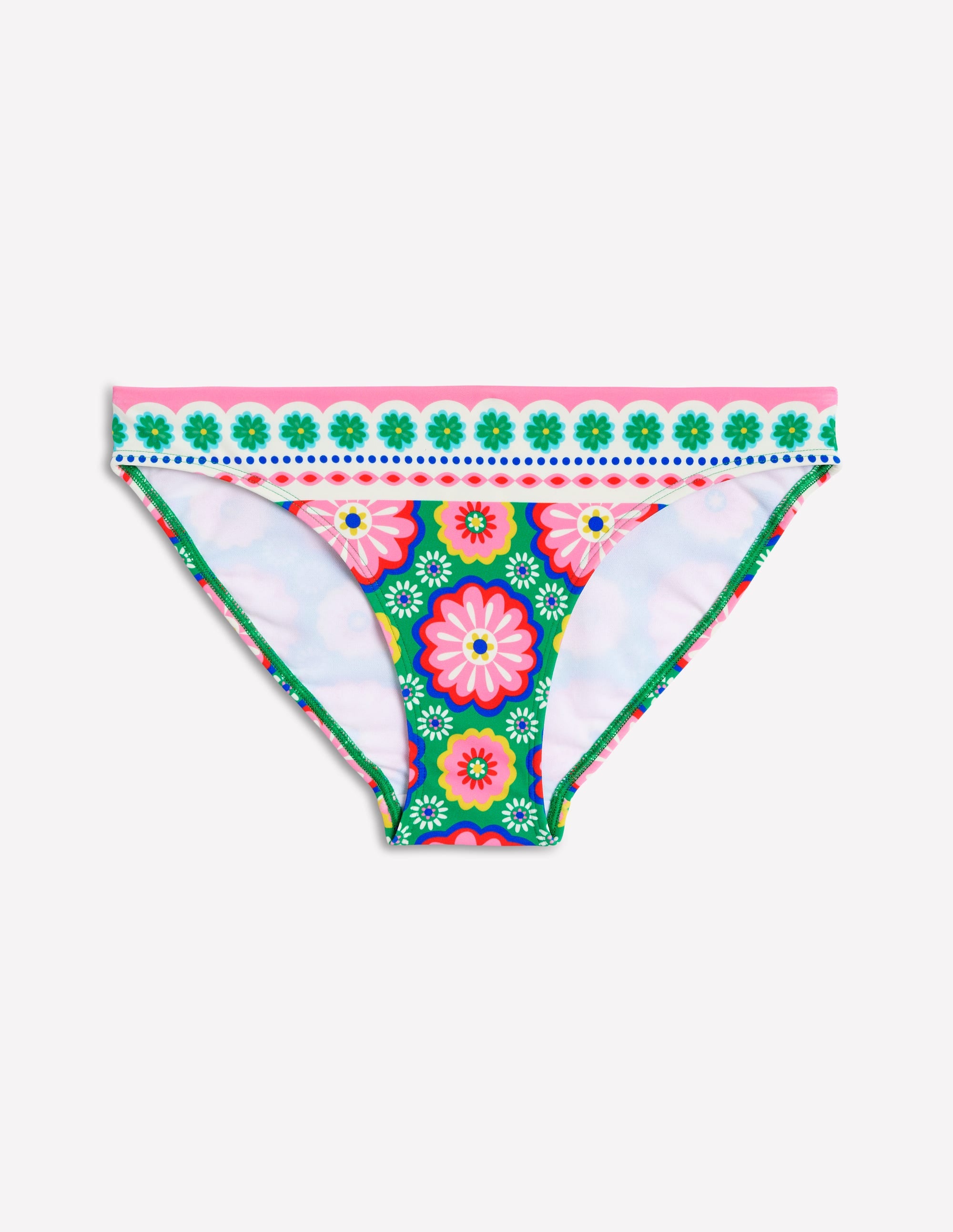  Porto Bikini Bottoms-Multi, Flower Tile、mySite、ashleygrahame
