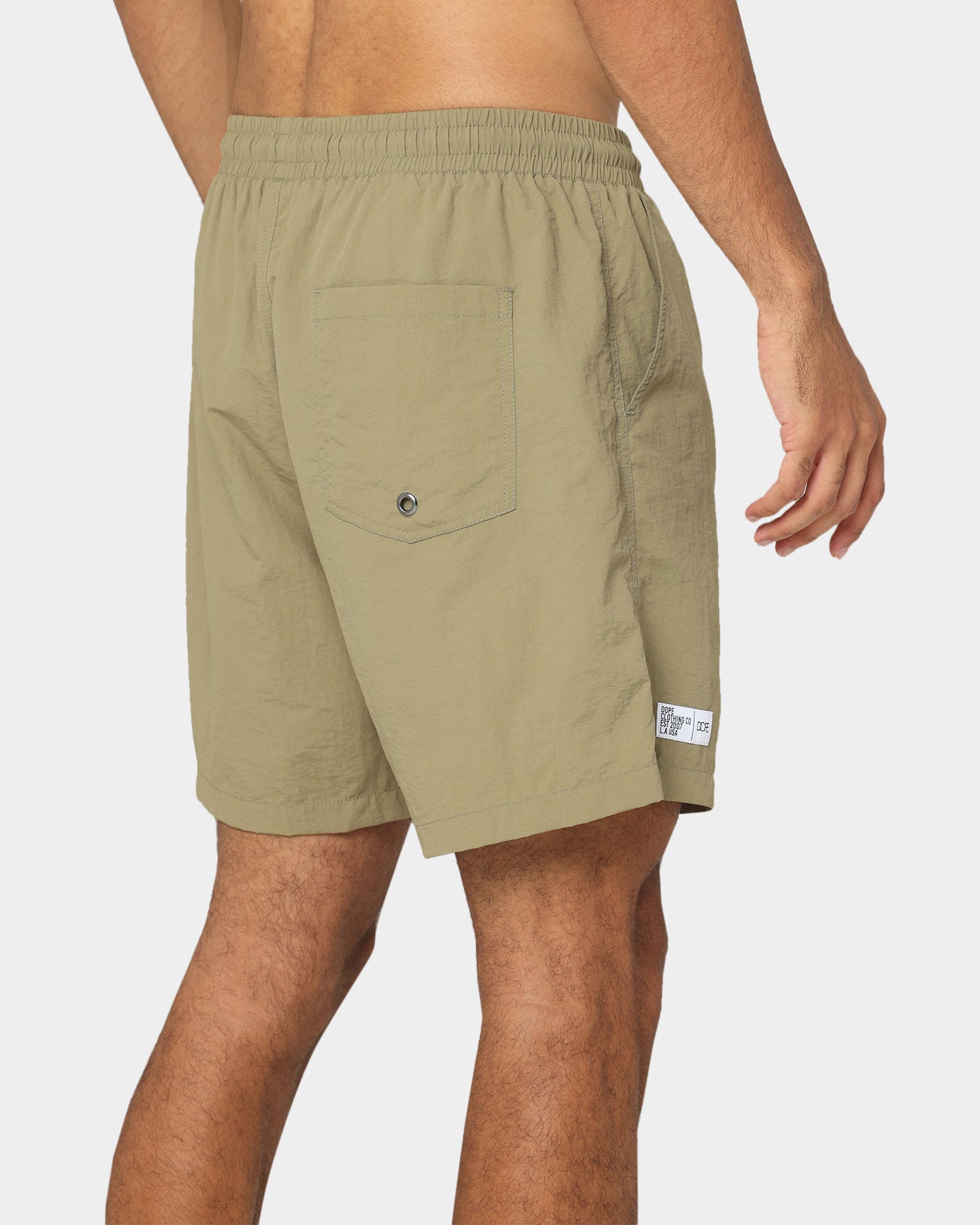 DOPE Miami Nylon Shorts Olive、mySite、zt4zffjzw