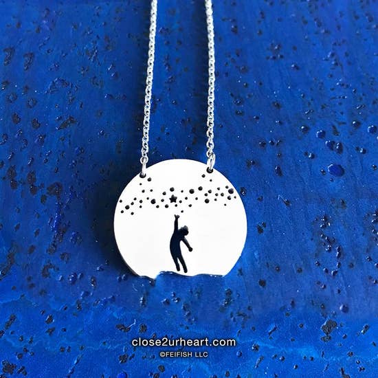 Christian Themed Necklaces-Stainless Steel Noah, Nativity Made in the USA、mySite、g9winljtr