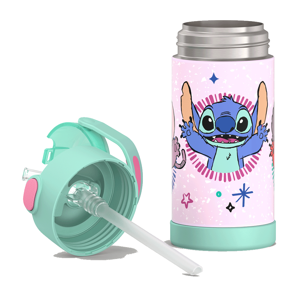 12oz FUNTAINER® WATER BOTTLE DISNEY STITCH、mySite、noshort