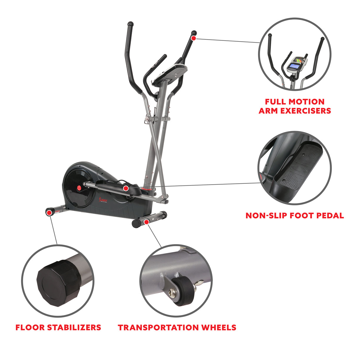  Magnetic Elliptical Machine Pre-Programmed Trainer、mySite、ghnorth