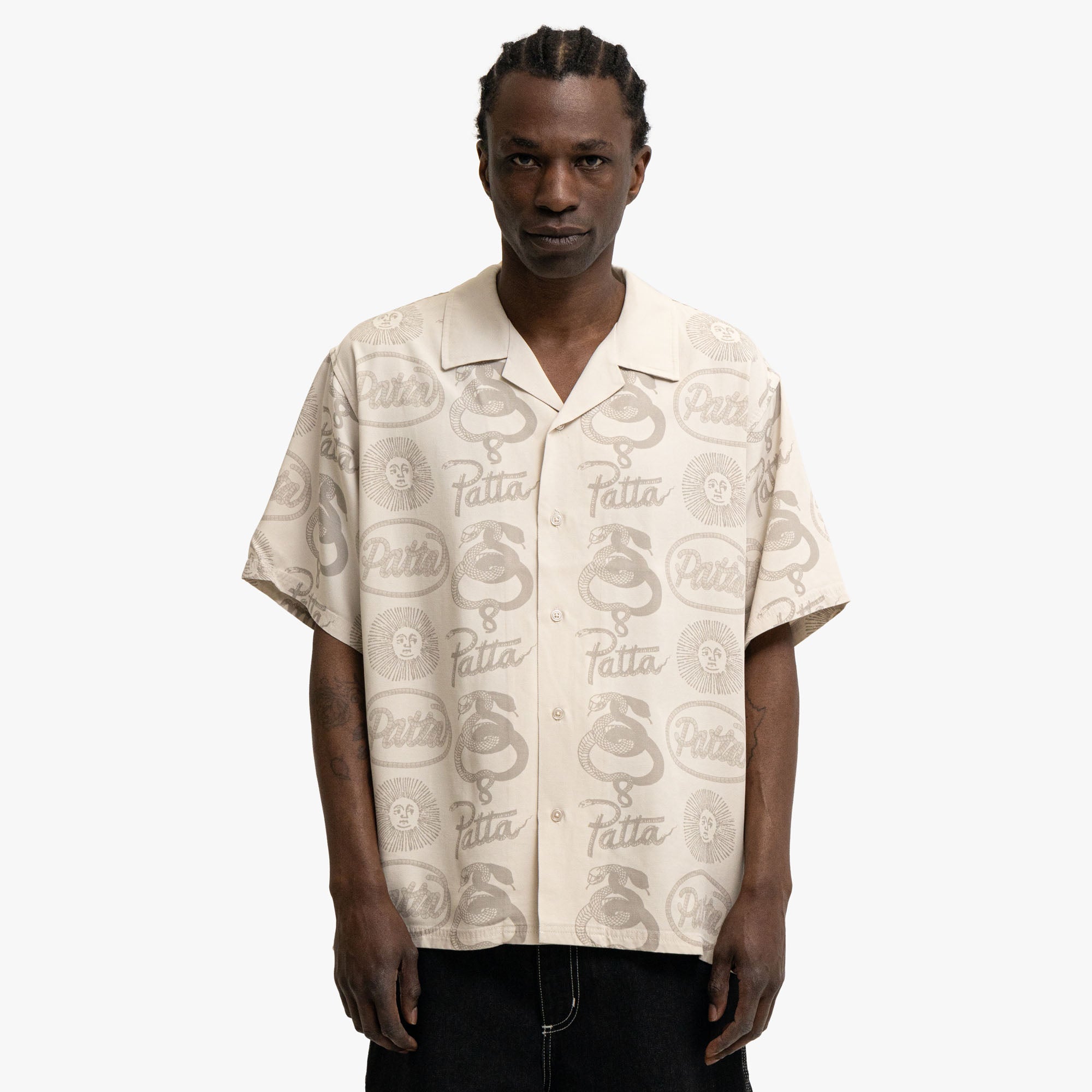  Patta Serpentes Summer Shirt Pumice Stone、mySite、merchandisen