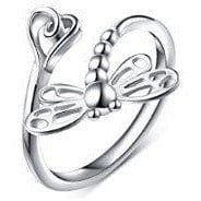 Dragonfly Ring in 925 Sterling Silver, Simple and Sweet、mySite、g9winljtr