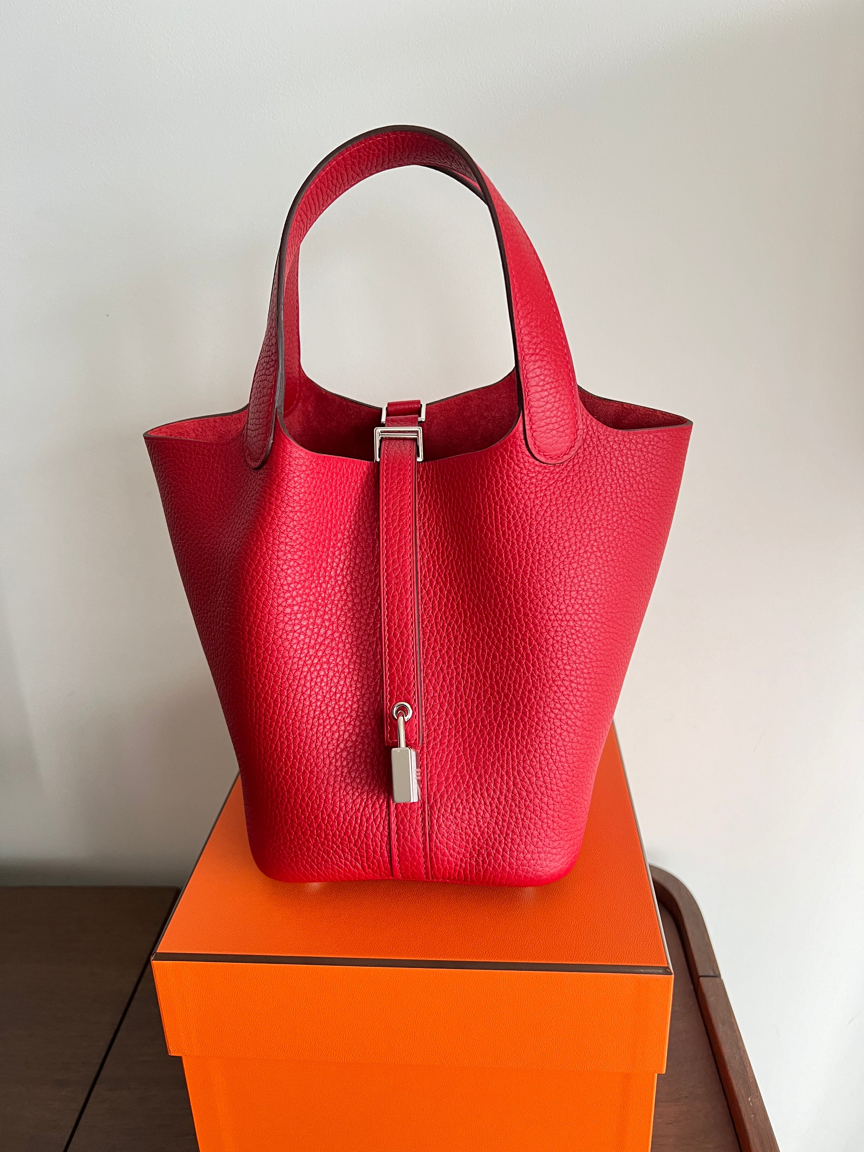 Hermès Picotin 18cm Rouge Casaque PHW、mySite、garminoutage.com