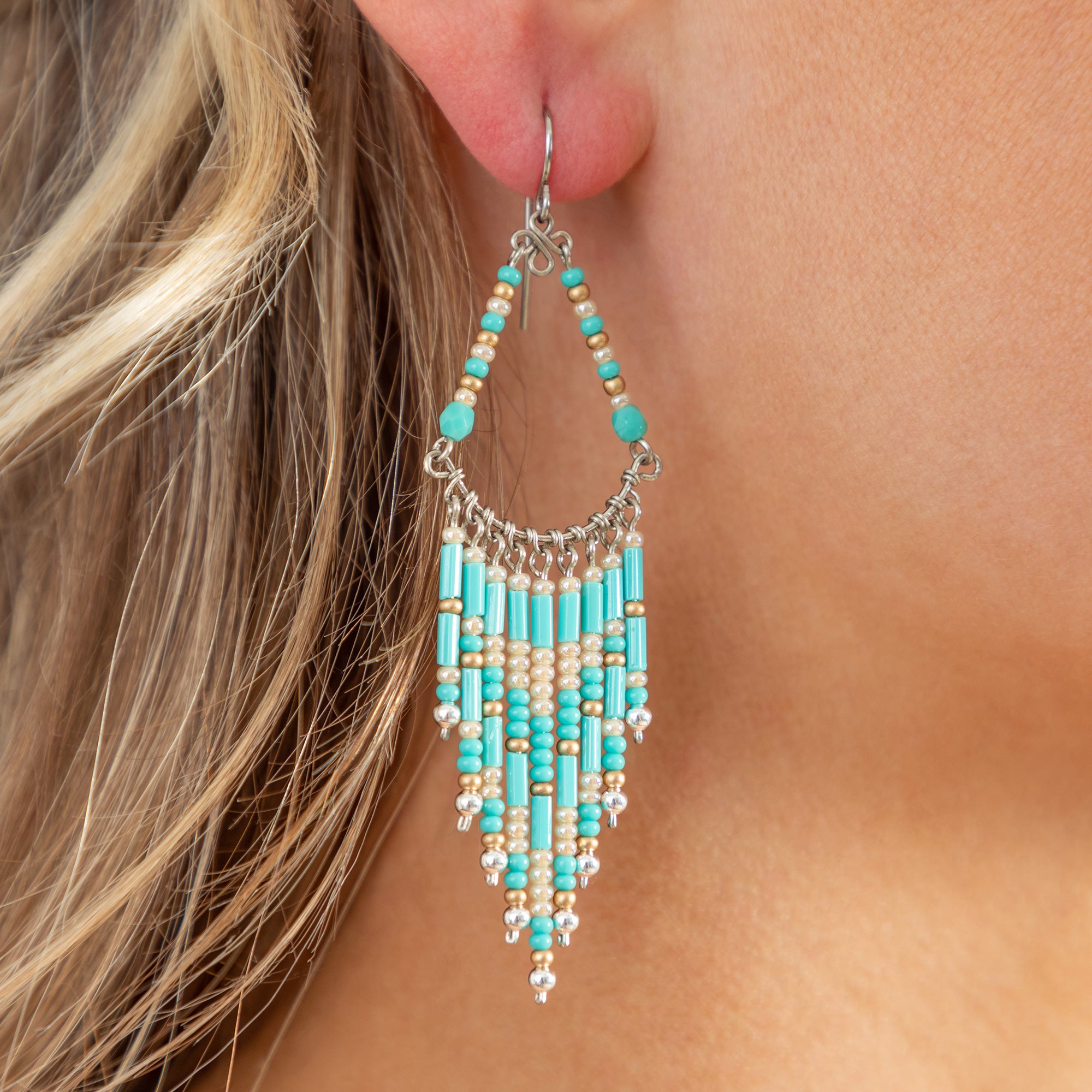 Southwest Spirit Beaded Earrings、mySite、camillekostekn
