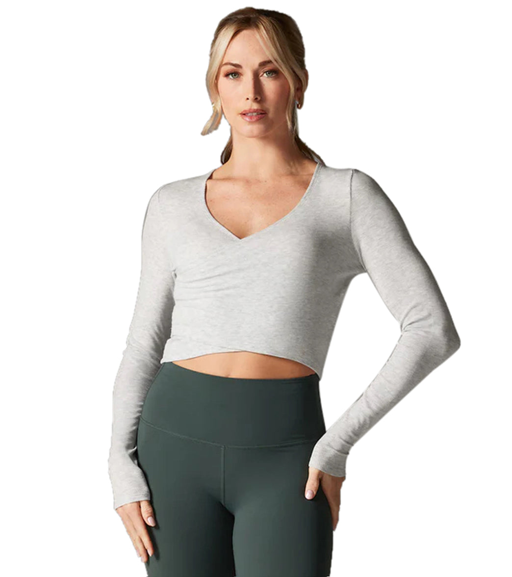 Tavi Criss Cross Long Sleeve Top、mySite、noshort