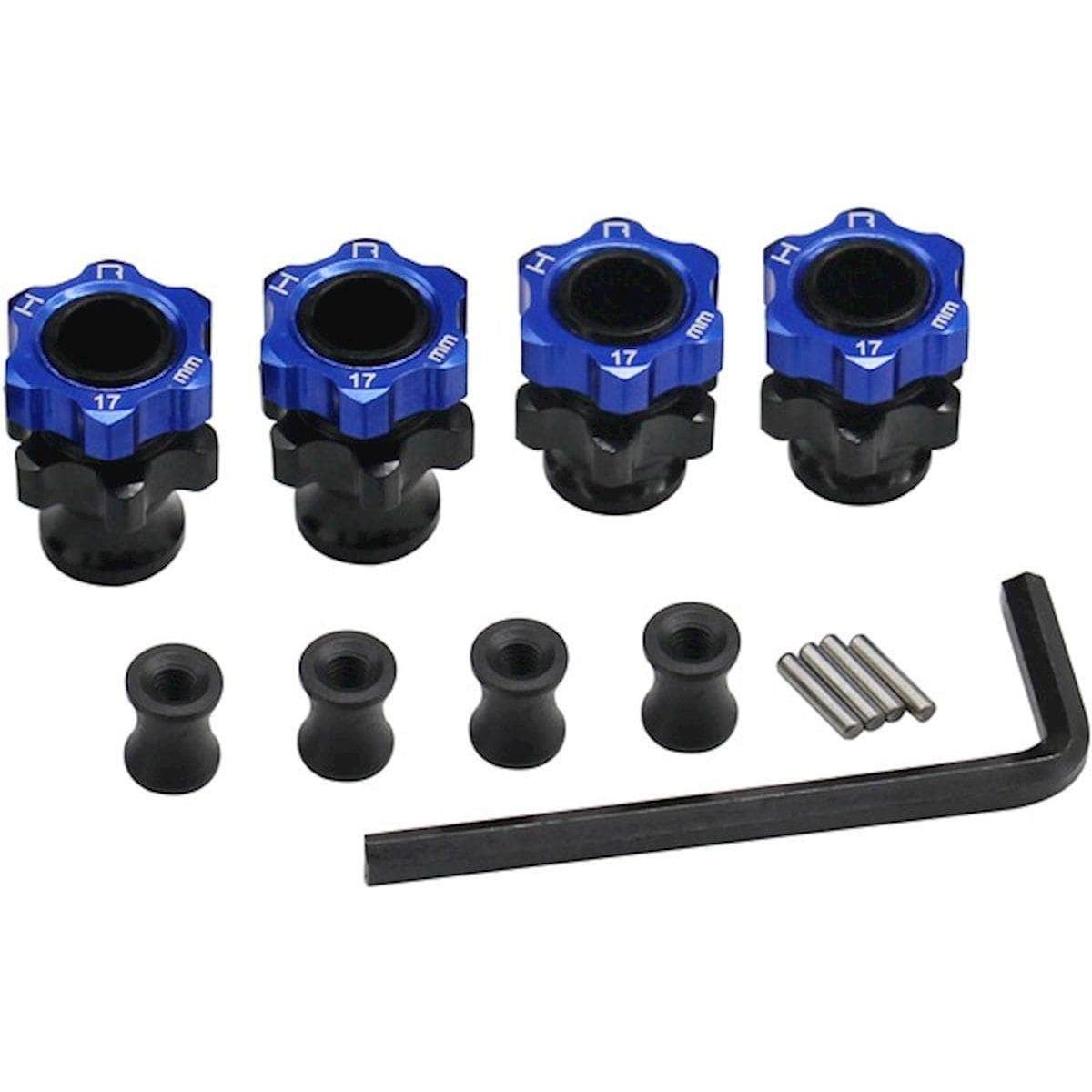  HRATE117FL, Hot Racing Traxxas Slash 17mm Aluminum Hubs (F+3mm)、mySite、merchandisen