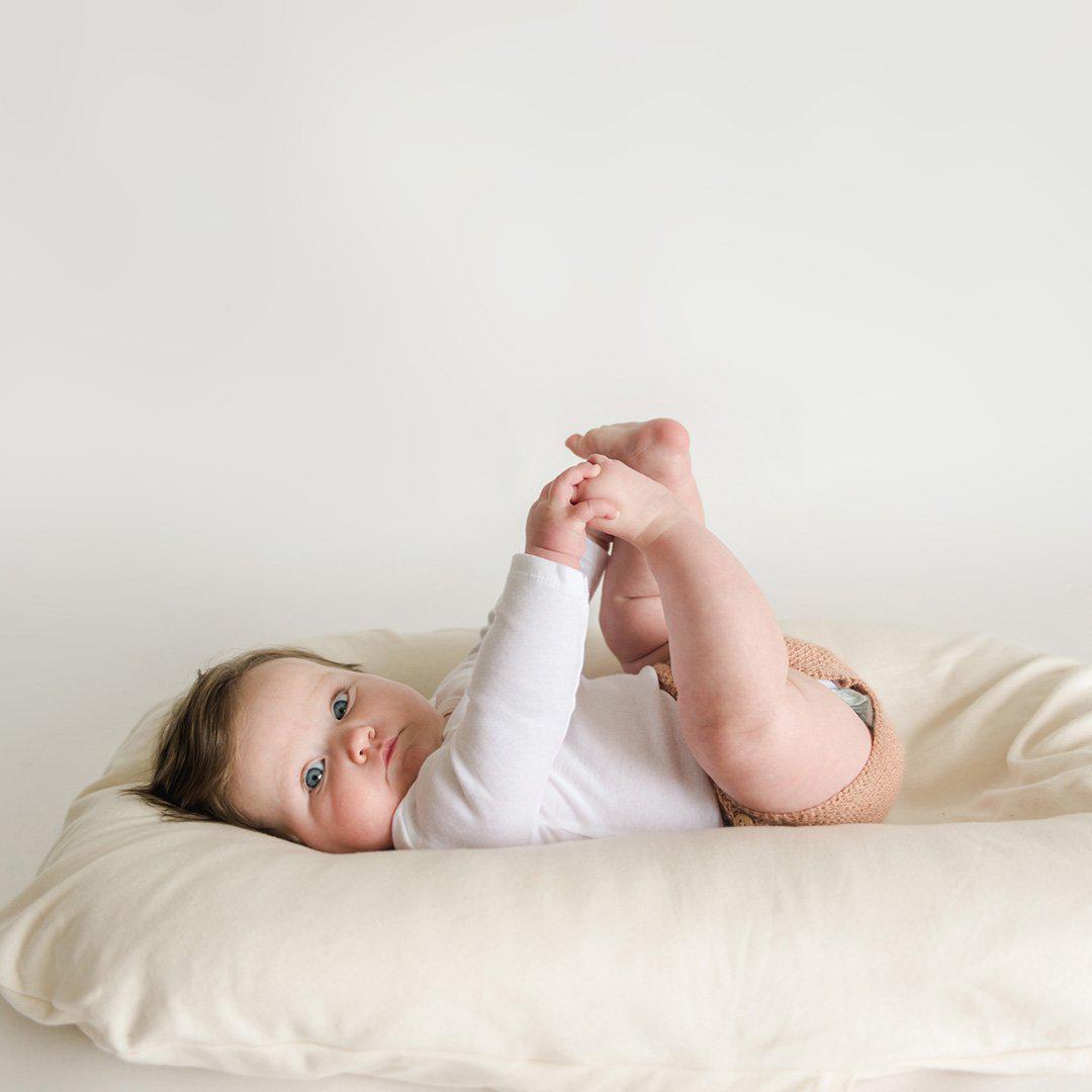 Snuggle Me Organic Infant Lounger Cover - Natural、mySite、merchandisen