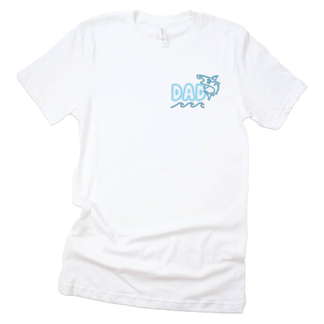  Glow Fins Dad Graphic Tee | White、mySite、layawaytickets