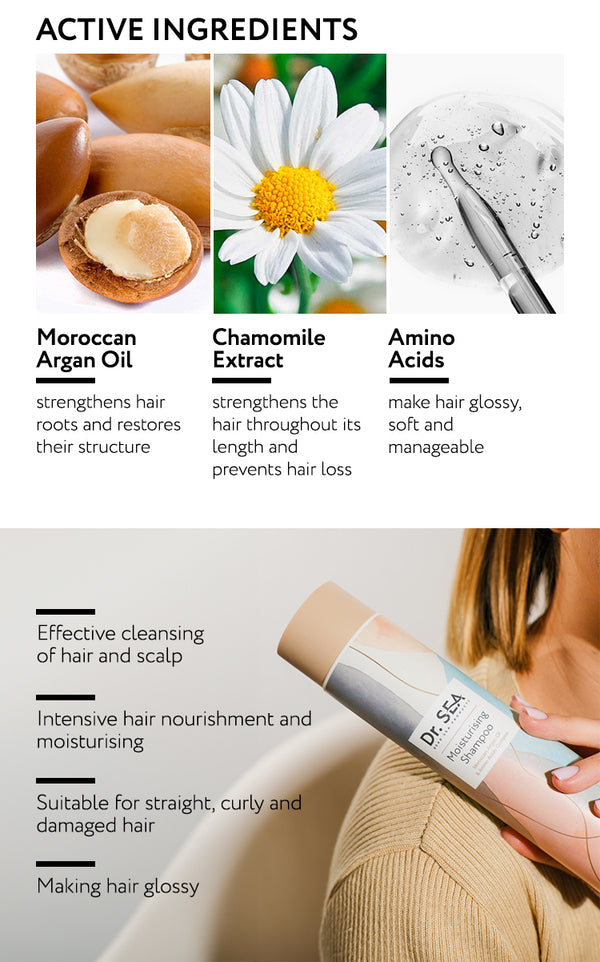  Dr. Sea - Moisturizing Shampoo - Moroccan Argan Oil & Amino Acids Complex、mySite、elrpsem3k