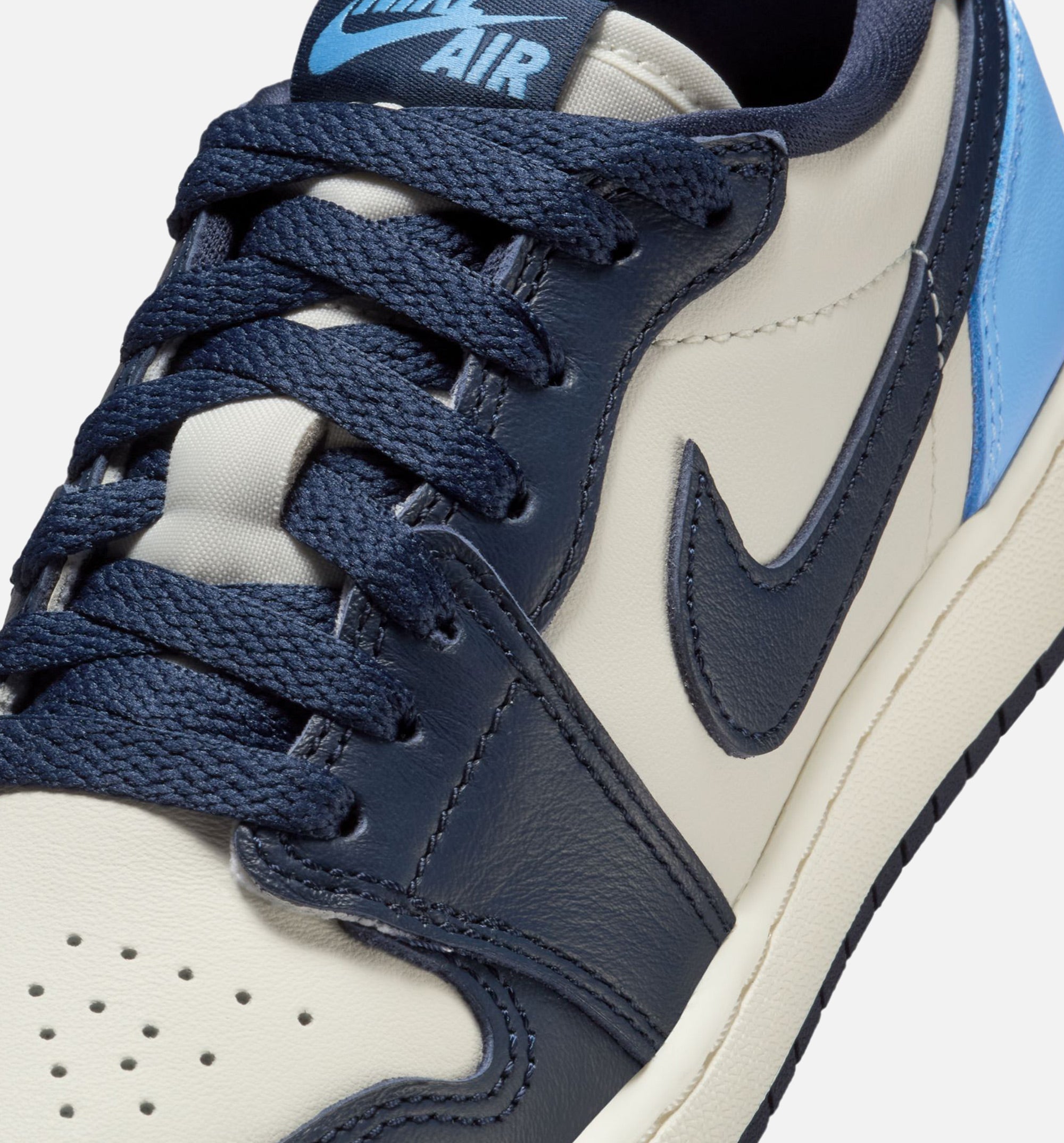 Air Jordan 1 Retro Low OG Obsidian Grade School Lifestyle Shoe - Obsidian/University Blue/Sail、mySite、dreamappss