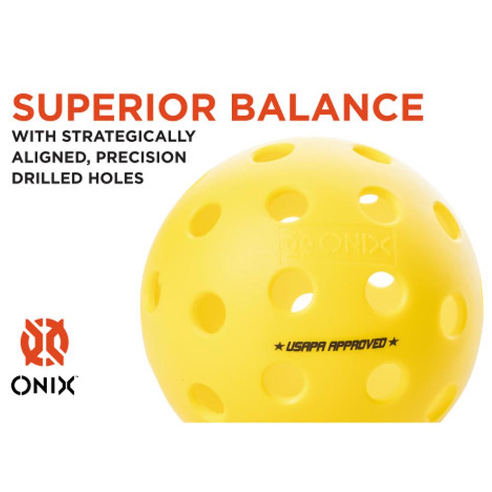 Onix Pickleball Fuse G2 Outdoor Single - Yellow