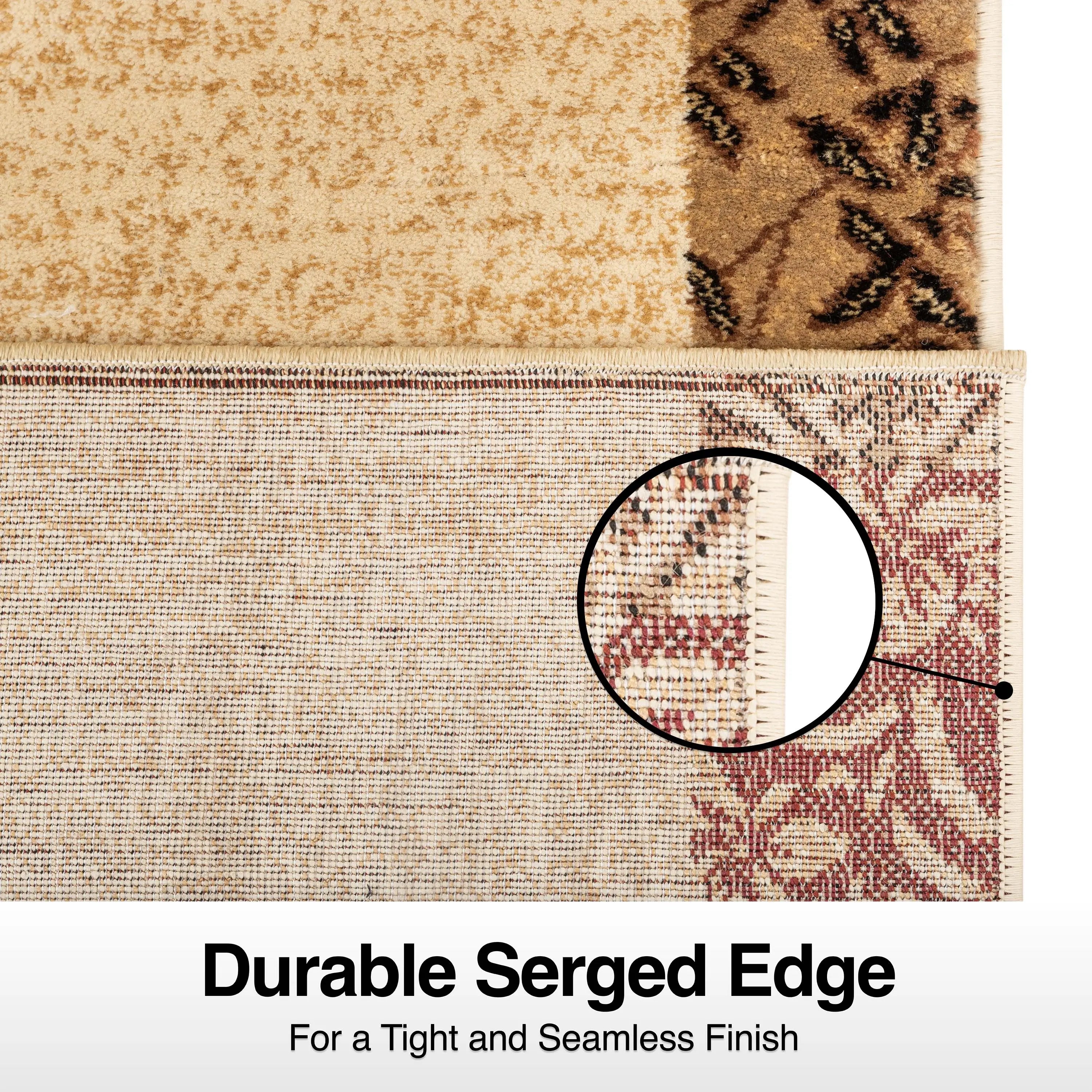 Vane Willow Damask Custom Size Runner Transitional Beige 27 Inch Wide x Choose Your Length Hallway Runner Rug、mySite、gigharbornorthrealestate