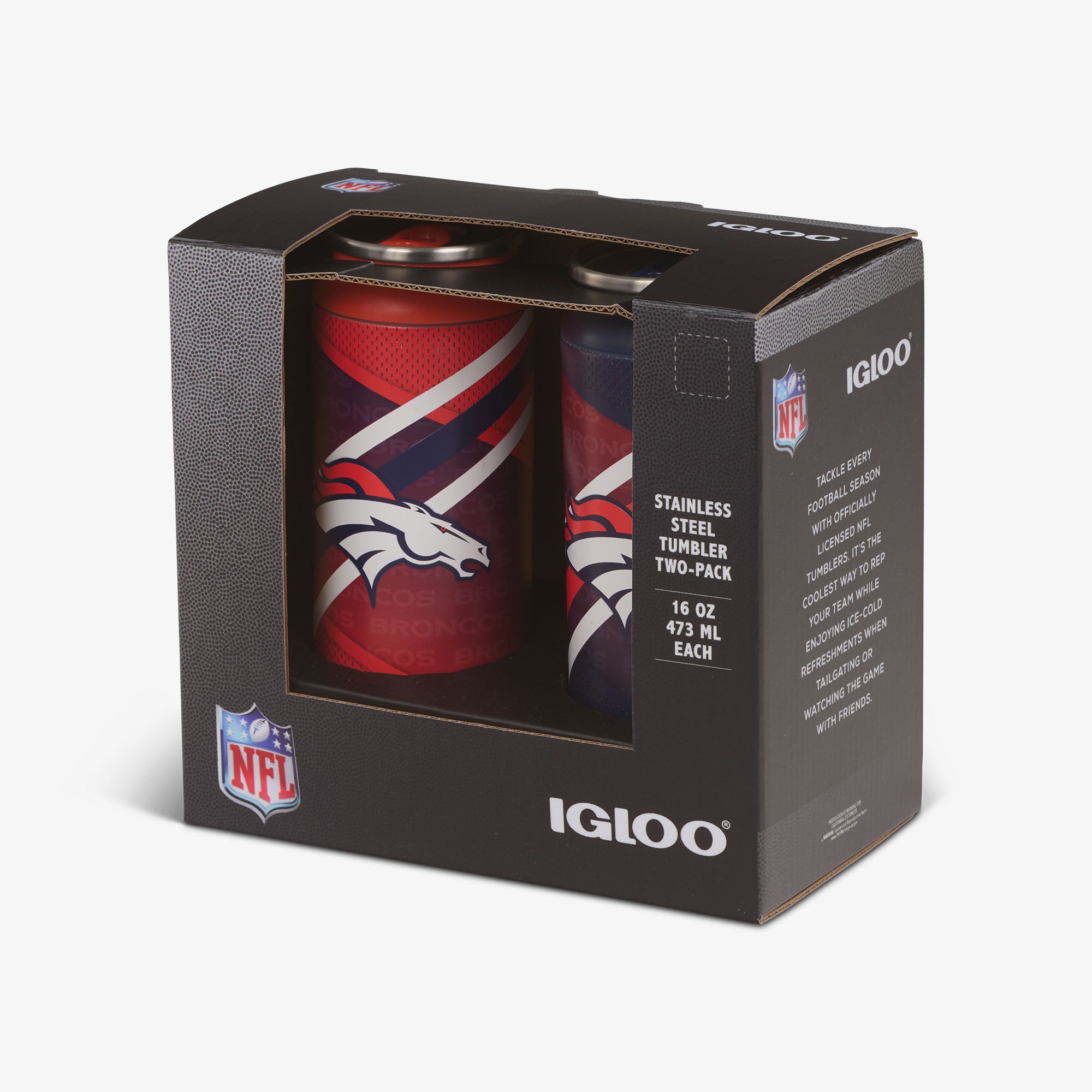 Denver Broncos Home & Away 16 Oz Can 2-Pack、mySite、noshort