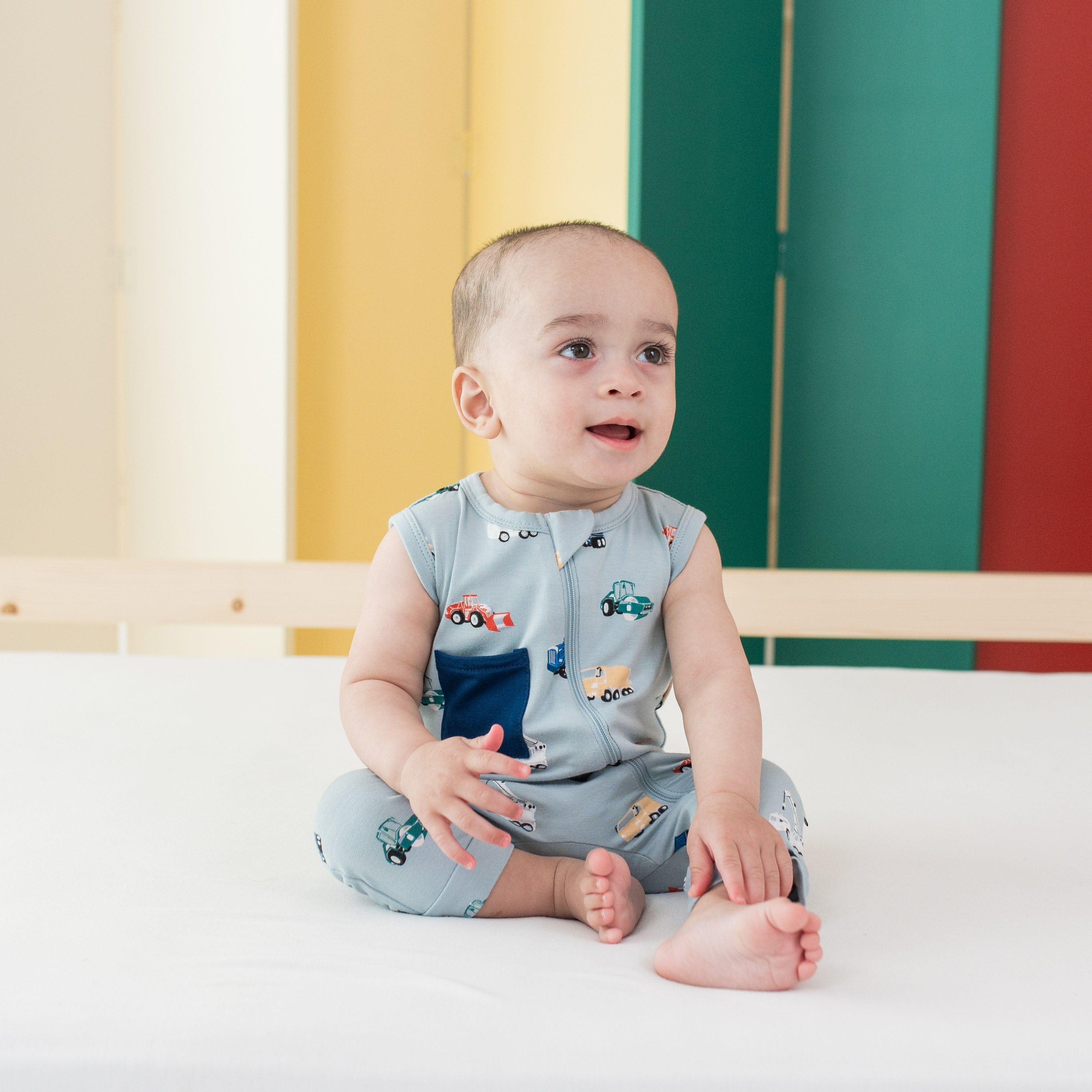  Zippered Sleeveless Romper in Construction、mySite、layawaytickets