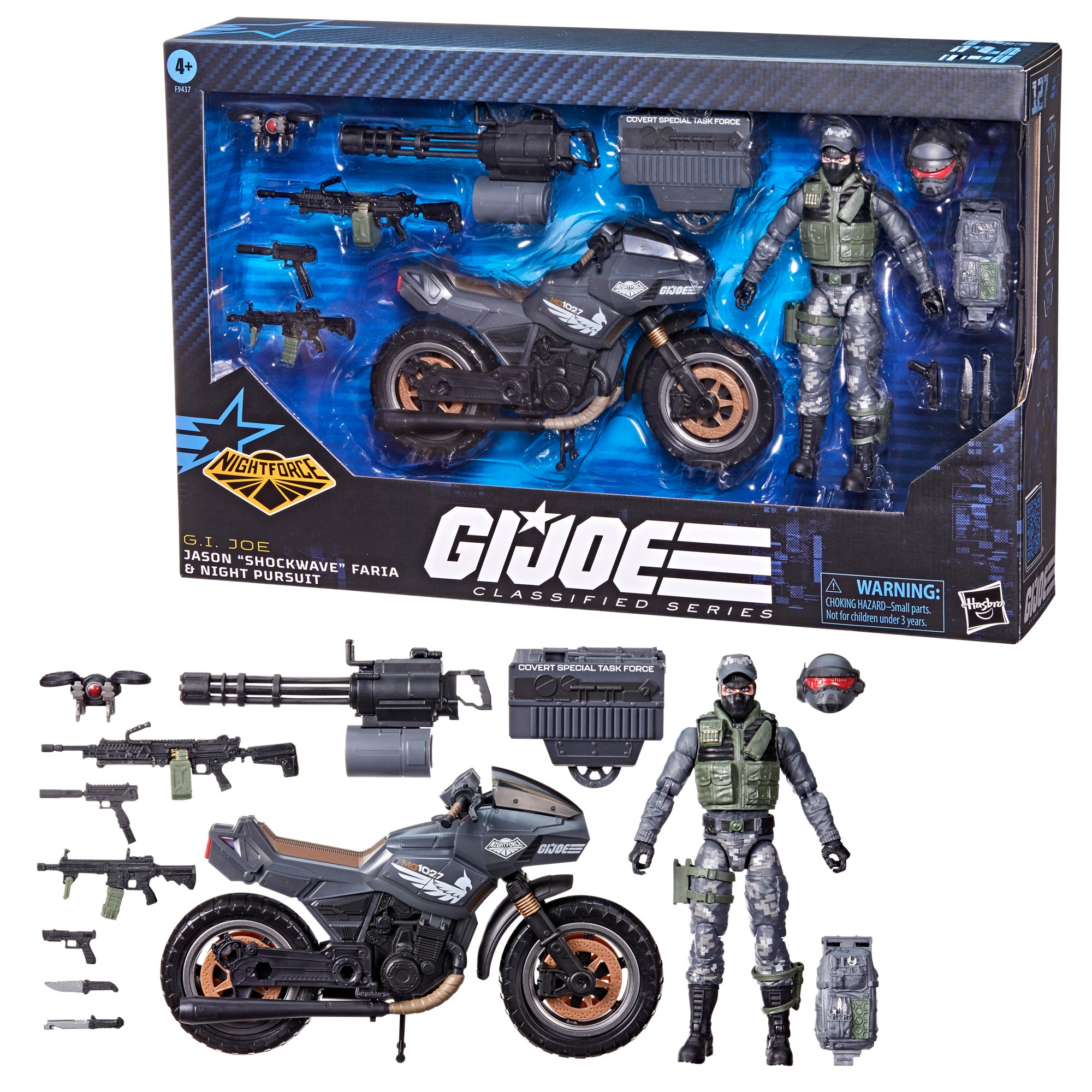G.I. Joe Classified #127 Exclusive Night Force Jason Shockwave Faria & Night Pursuit Cycle、mySite、hgirdovlk