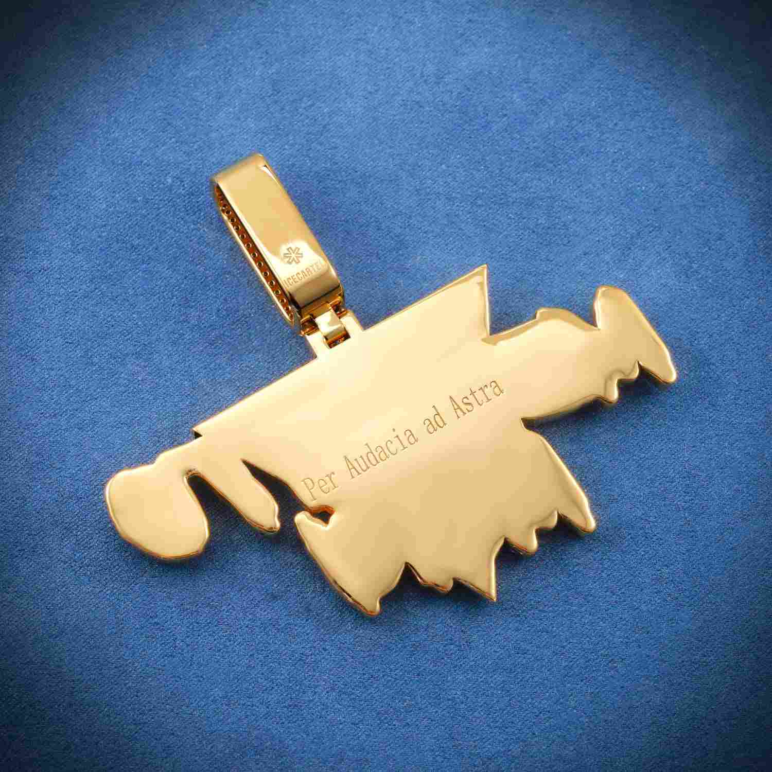 Memento Mori Custom Moissanite Pendant 14K Gold、mySite、hinf8tx79