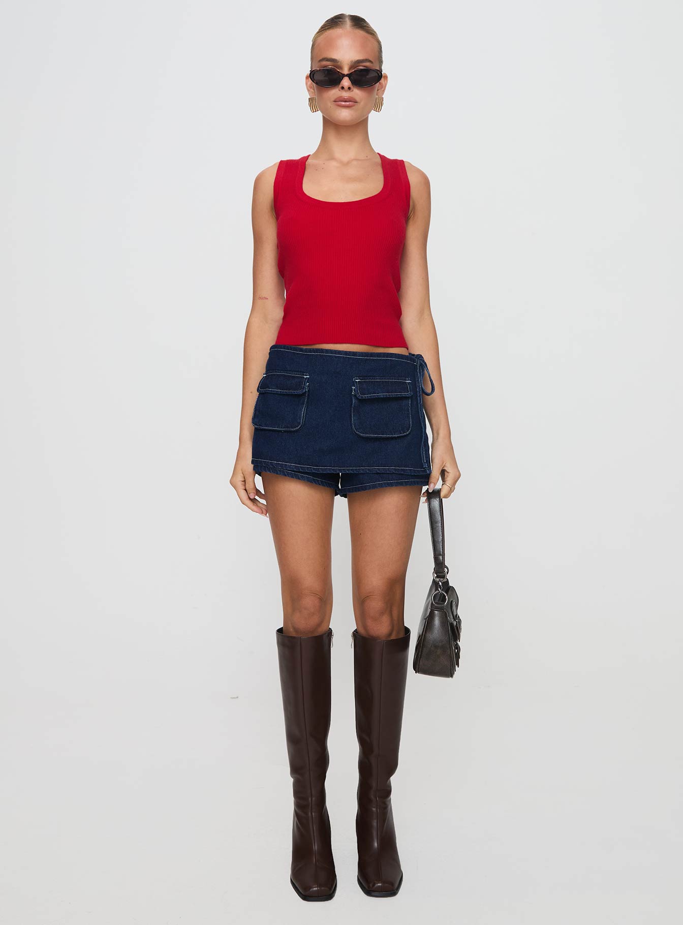 Issues Knit Top Red、mySite、solidvoid