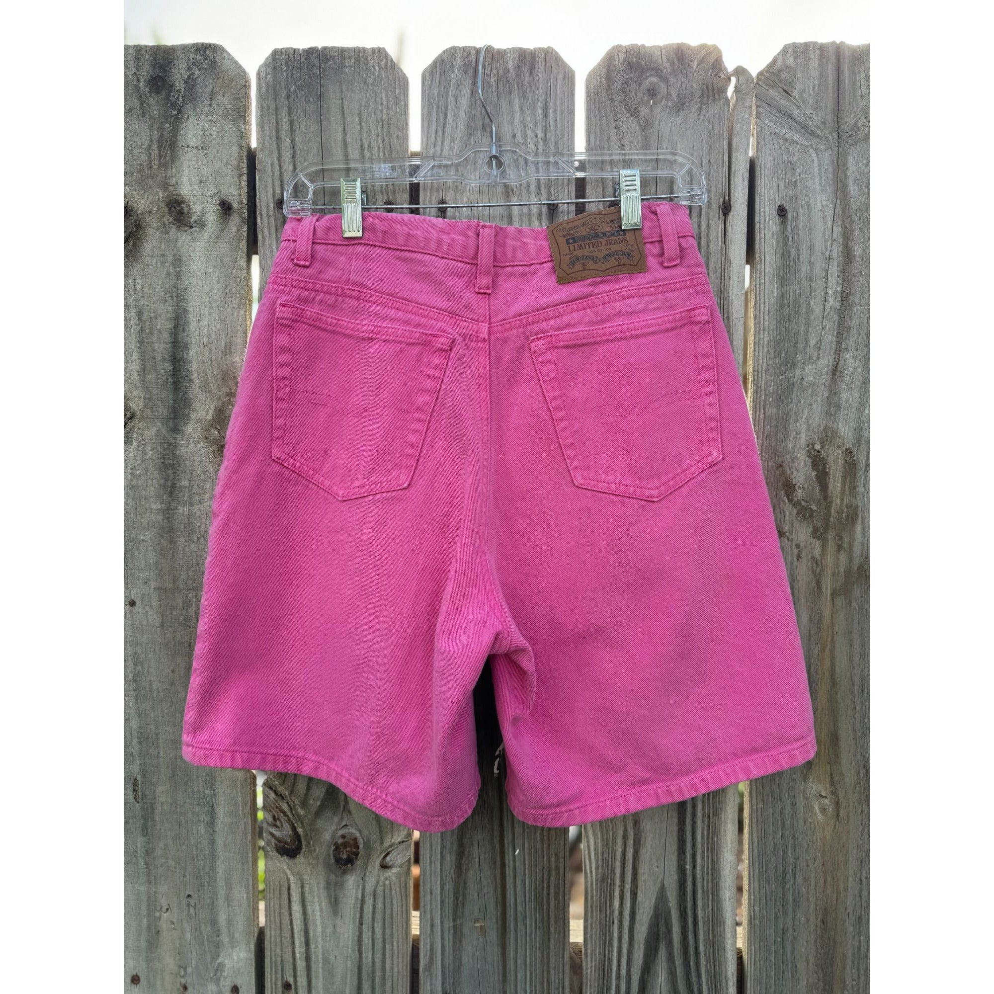 90's Limited Jeans Pink Denim Jean Shorts Jorts Size 10、mySite、garagedoors4me