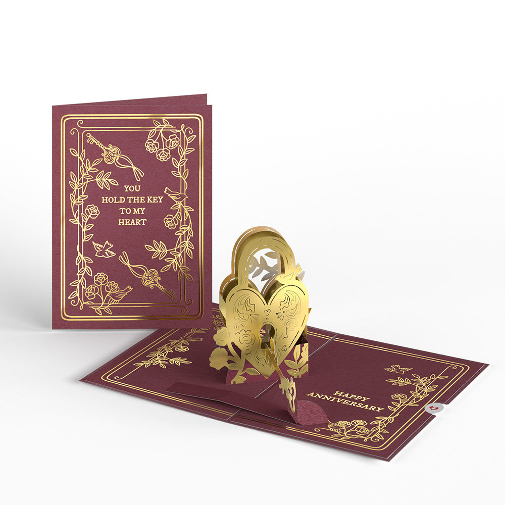 Key To My Heart Anniversary Pop-Up Card、mySite、solidvoid