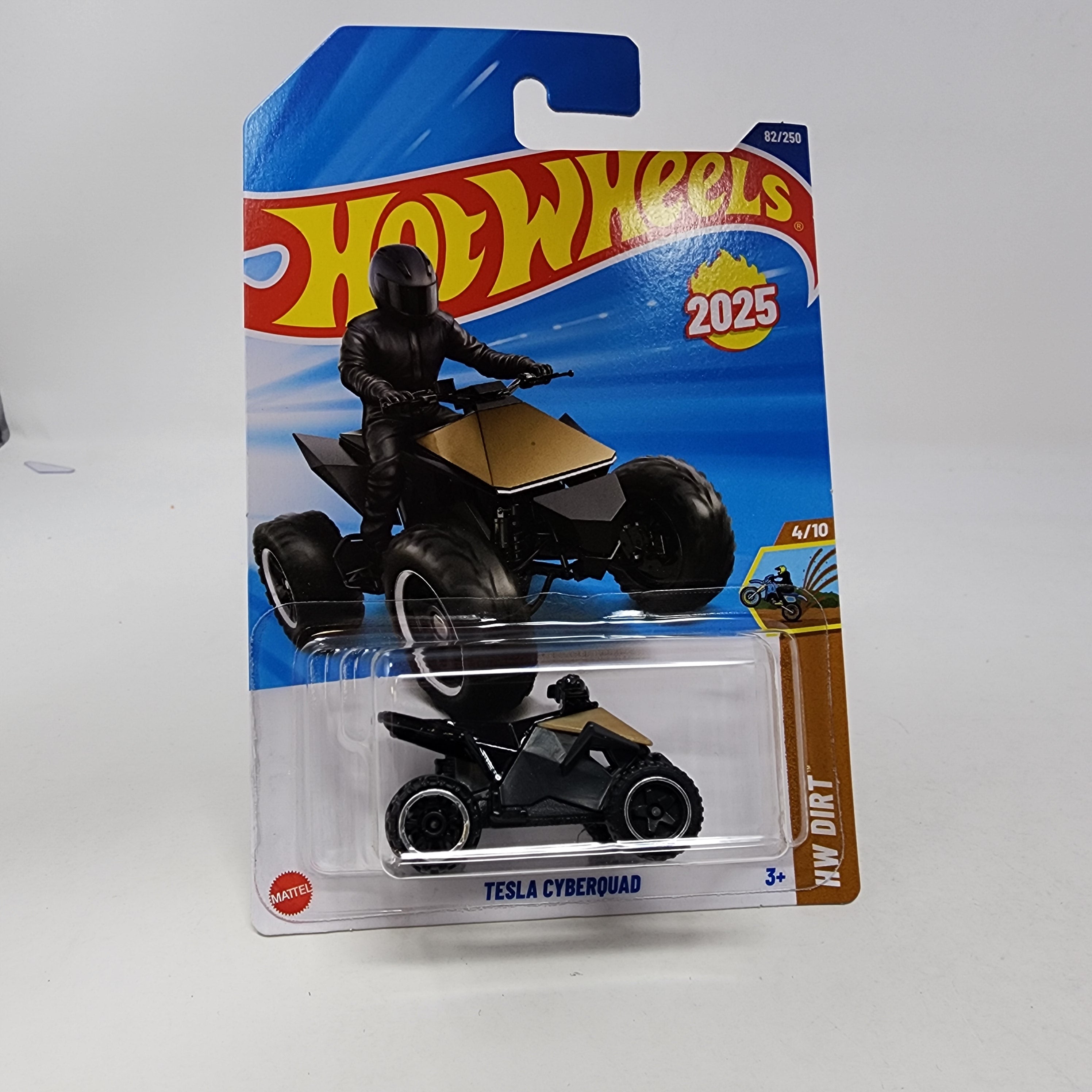 Tesla Cyberquad #82 * Gold * 2025 Hot Wheels NEW! L Case、mySite、hgirdovlk