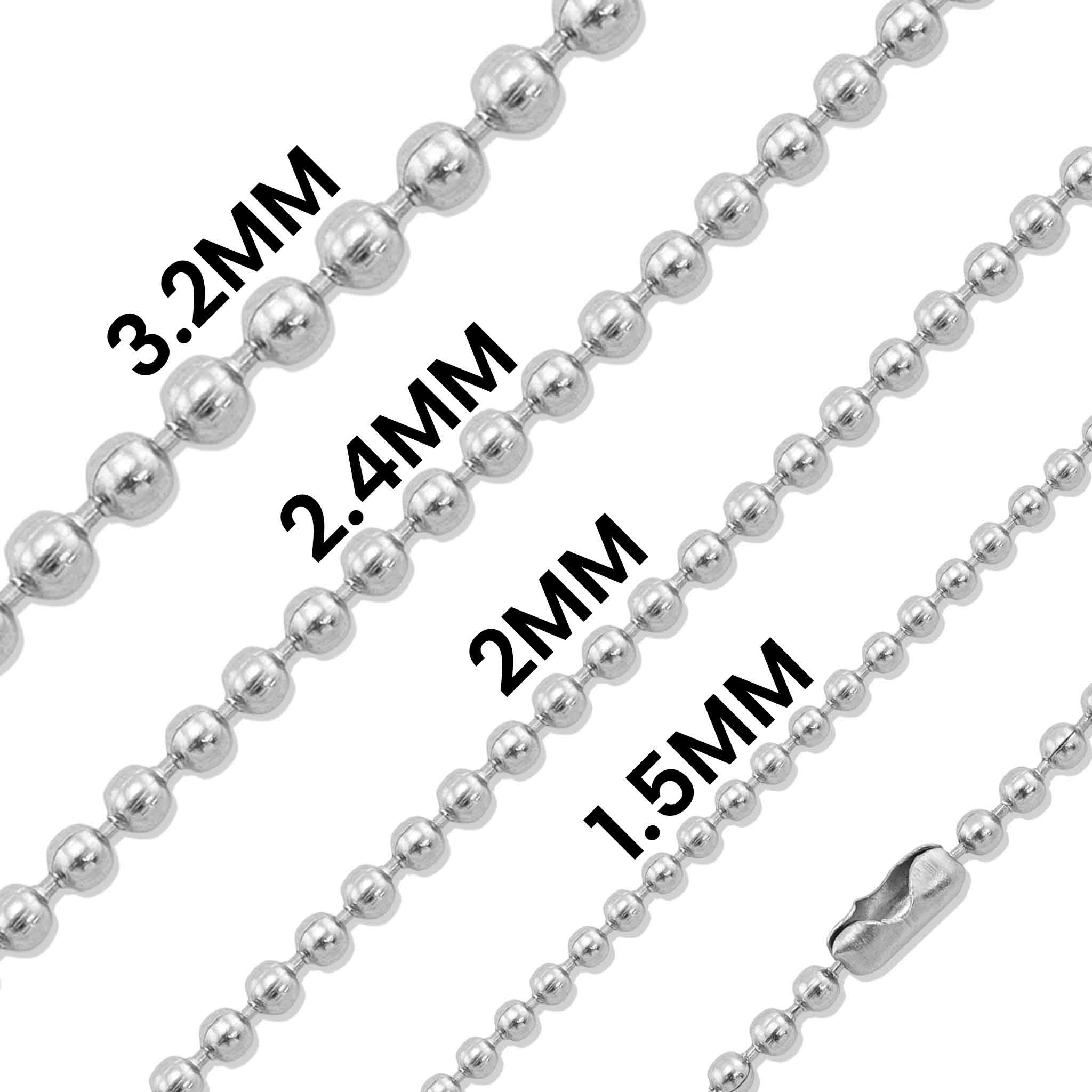 Stainless Steel Ball Bead Chain / CHJ2069、mySite、dreamappss