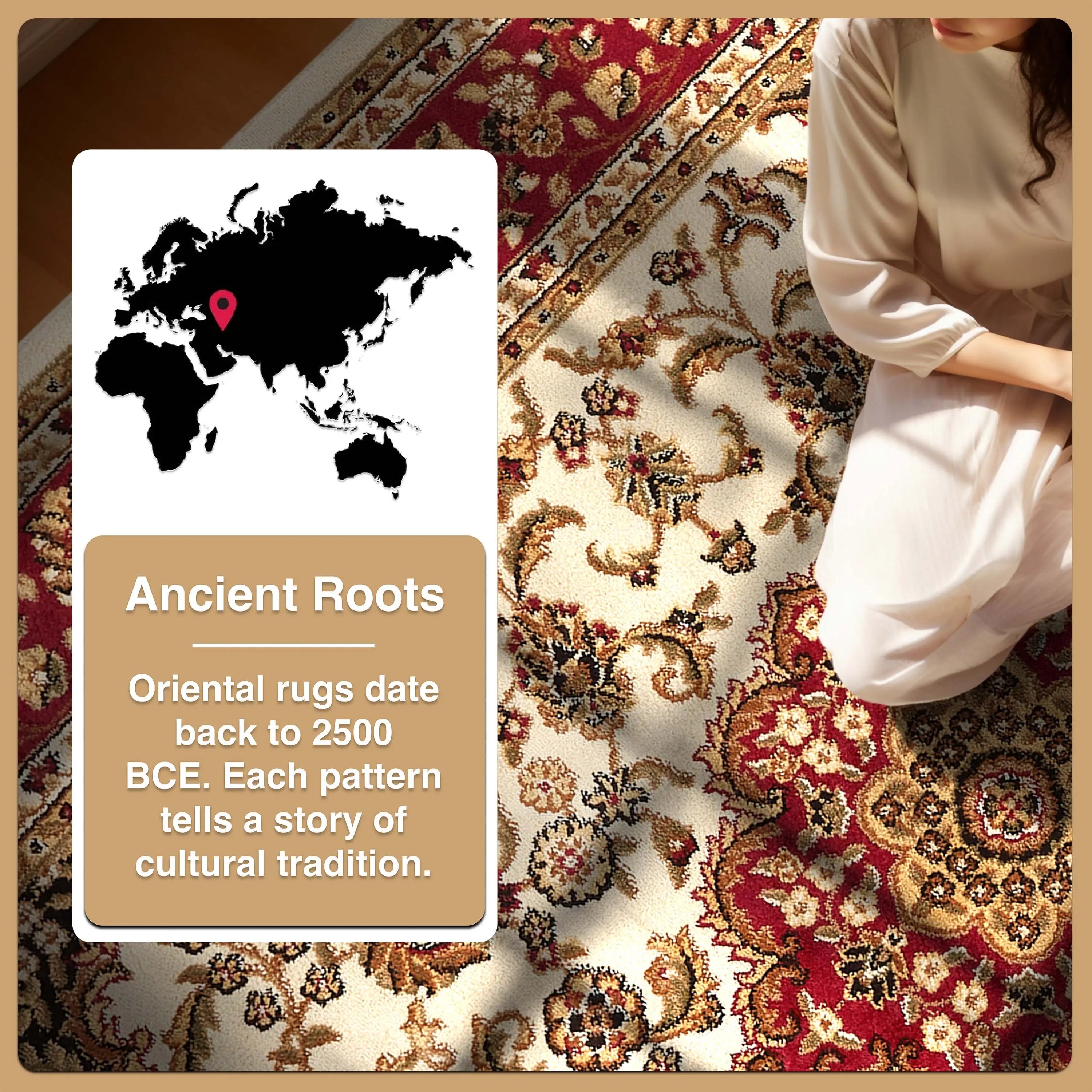 Medallion Kashan Ivory Traditional Rug、mySite、gigharbornorthrealestate