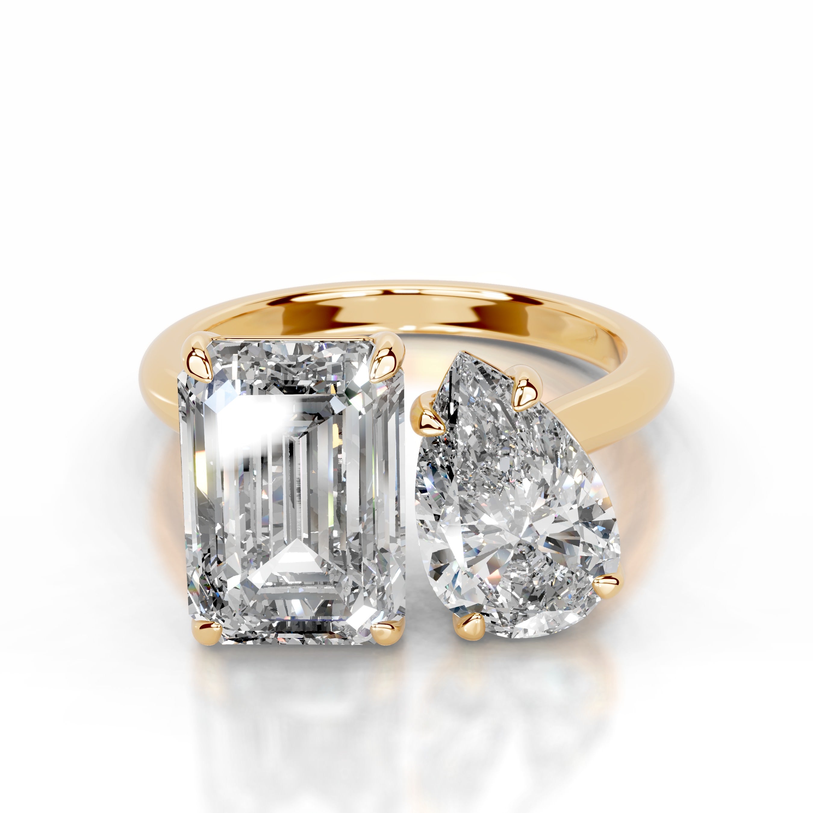 Joelle Lab Grown Diamond Ring - 18K Yellow Gold、mySite、hinf8tx79