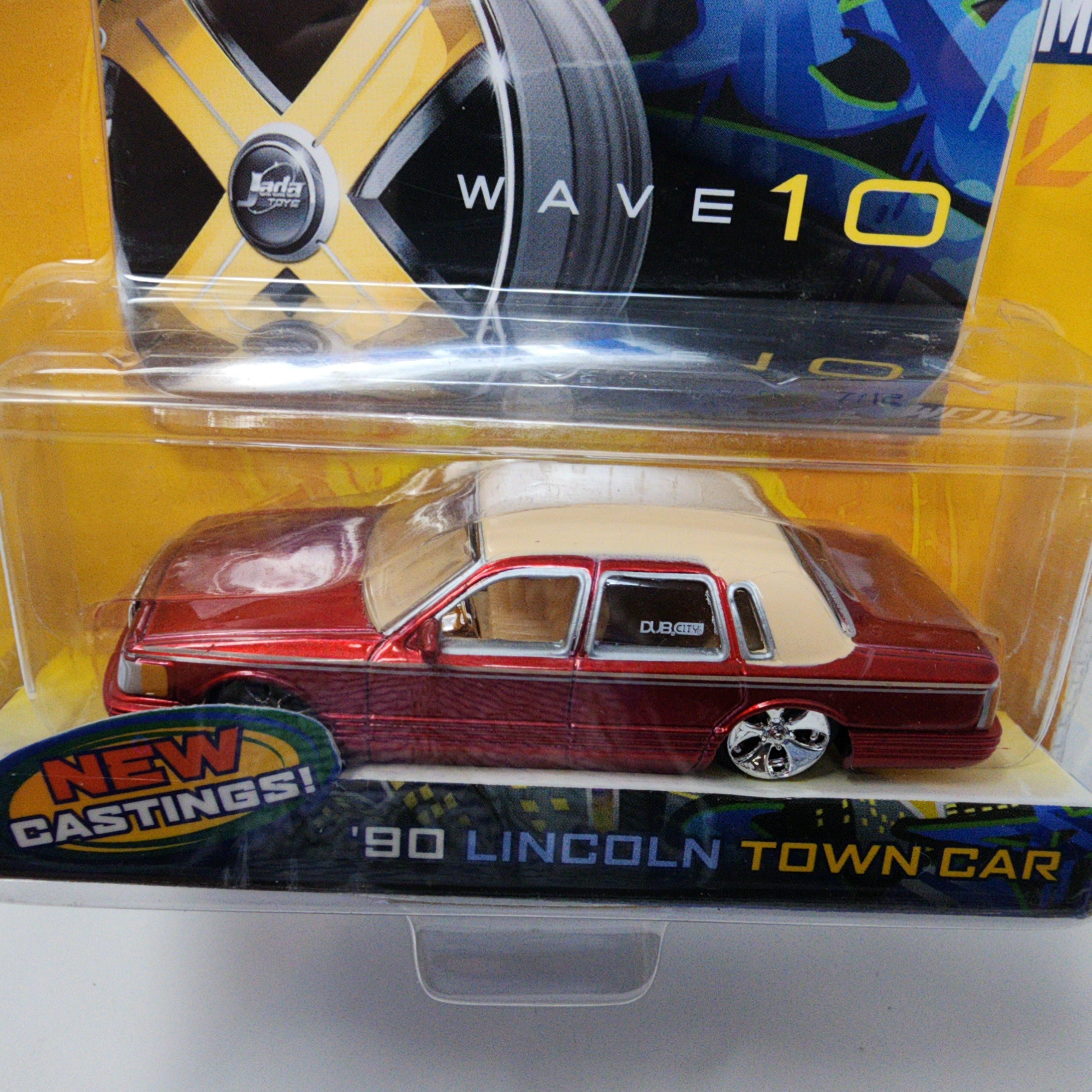 '90 Lincoln Town Car * RED * Jada Toys 1:64 Scale Dub City、mySite、hgirdovlk