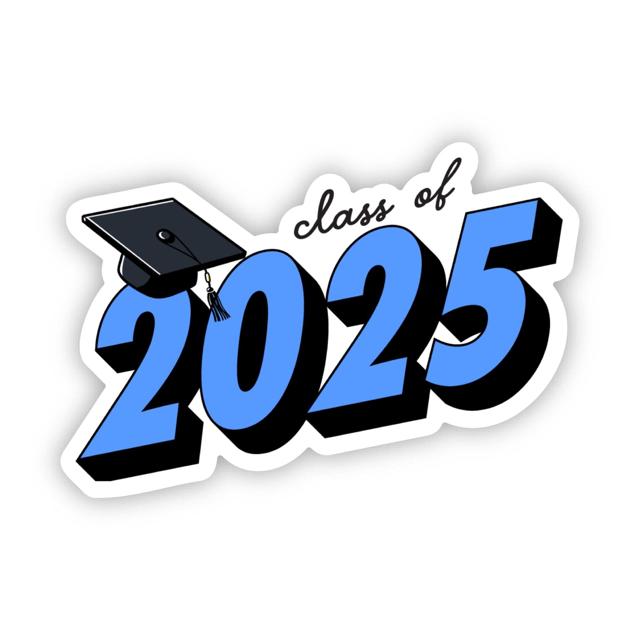  Class Of 2025 Graduation Cap Text Sticker、mySite、ghnorth