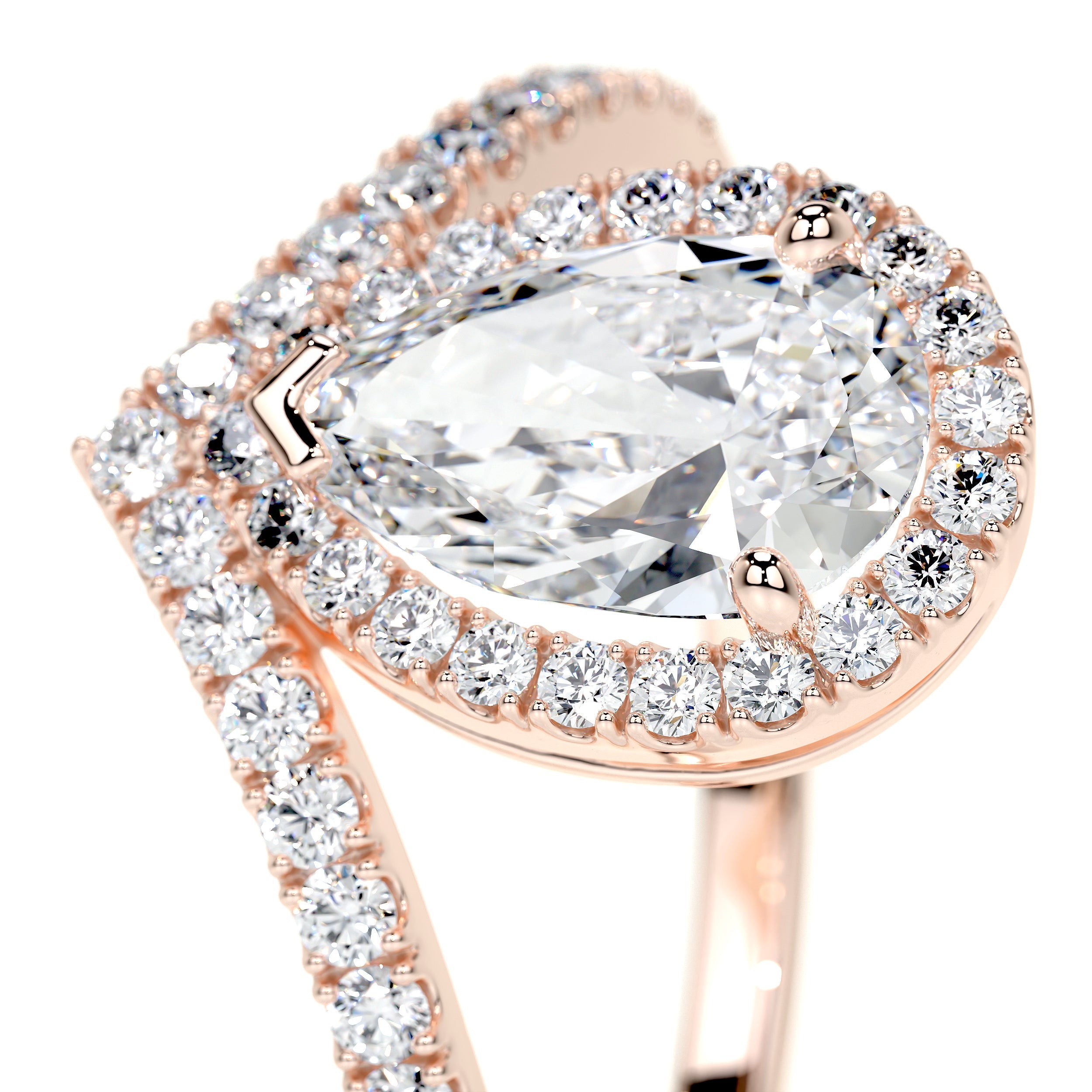 Miranda Lab Grown Diamond Ring -14K Rose Gold、mySite、hinf8tx79
