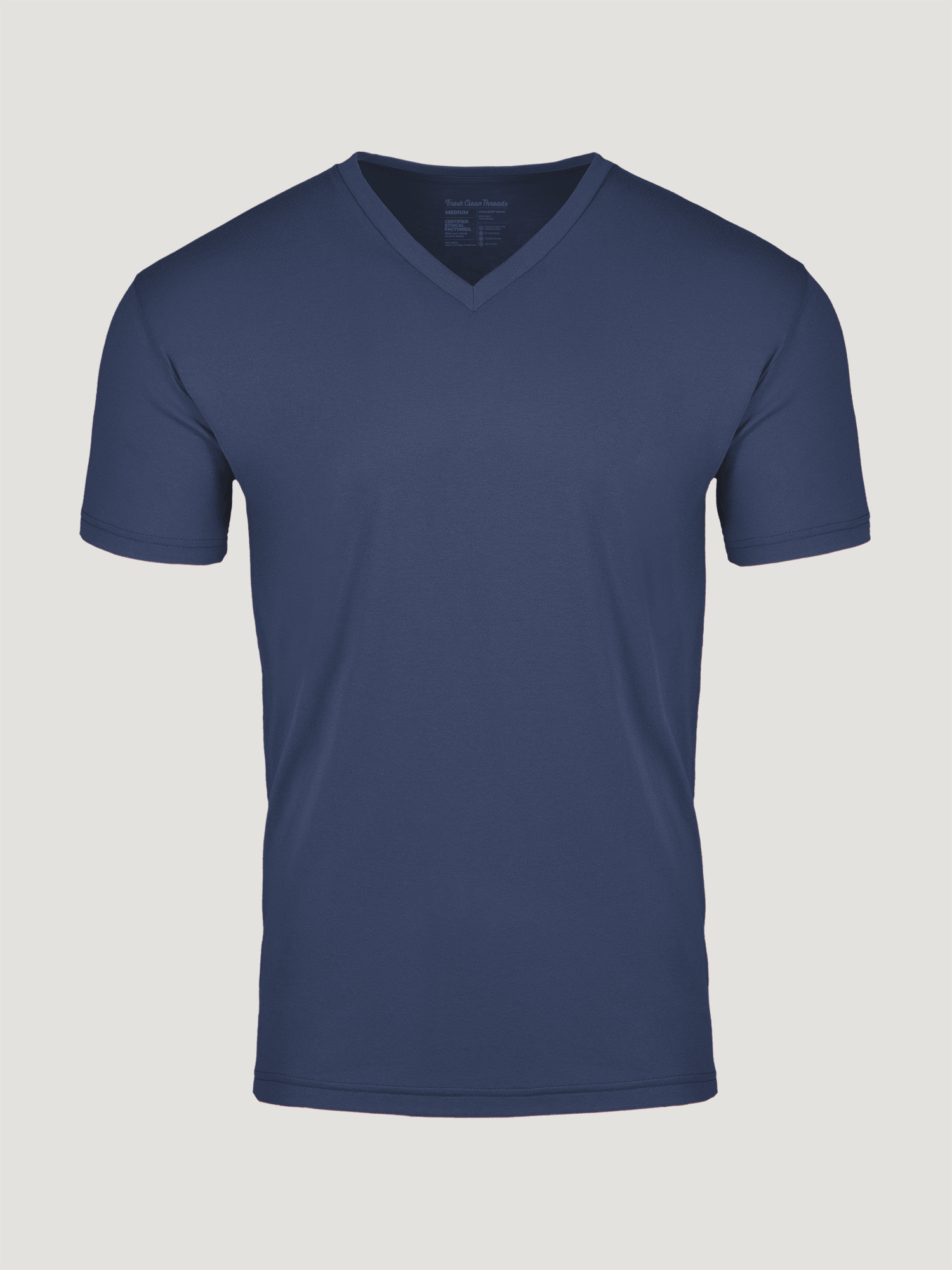  Steel Blue V-Neck FINAL SALE、mySite、ghnorth