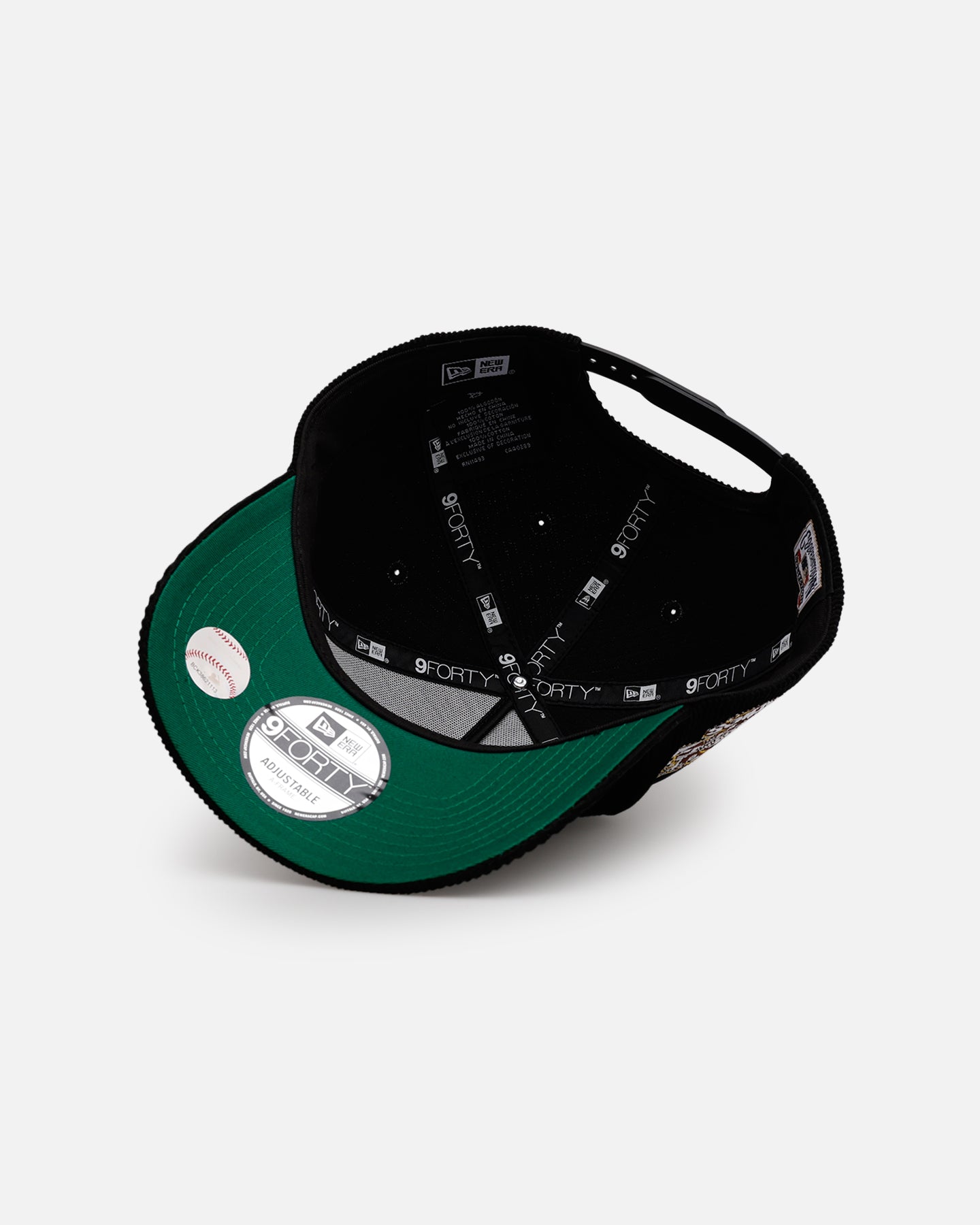 New Era San Diego Padres 'Black Cord' 9FORTY A-Frame Corduroy Snapback Black、mySite、zt4zffjzw