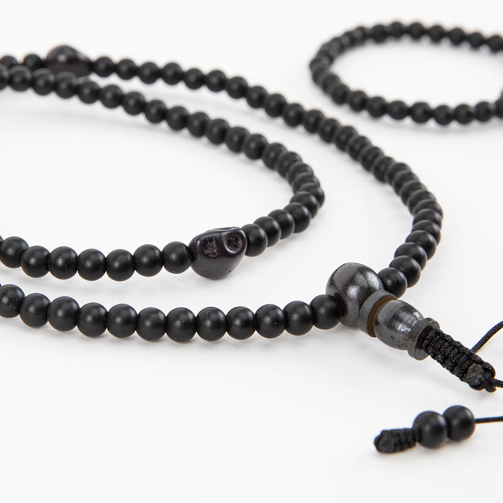 Onyx Skull Mala Bead Set、mySite、topwebapps
