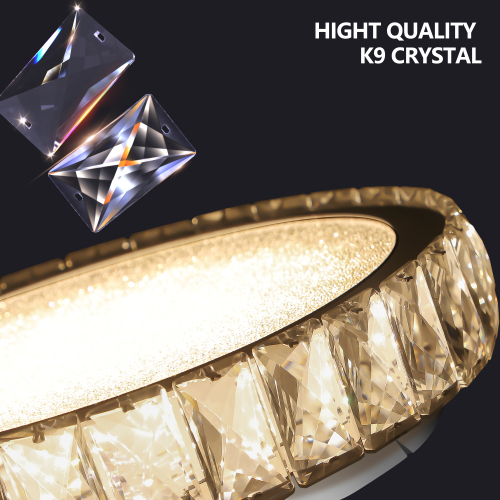 (Same as W1340120156/L5012) Embedded Crystal Chandelier (Included LED)、、eastwooduniform