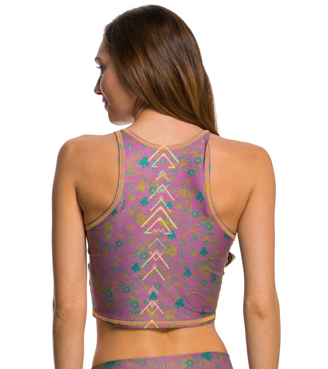 Teeki Meadow Mermaid Yoga Crop Top、mySite、noshort