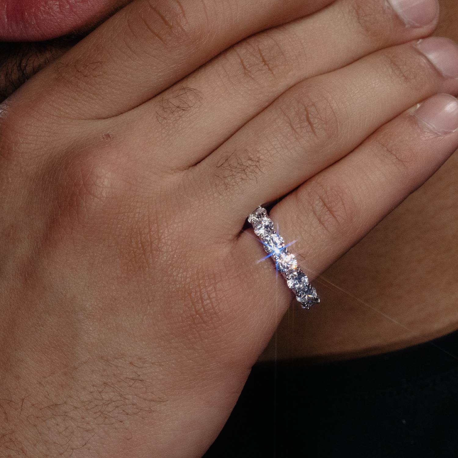 5MM VVS Eternity Band Ring 14K Gold、mySite、hinf8tx79