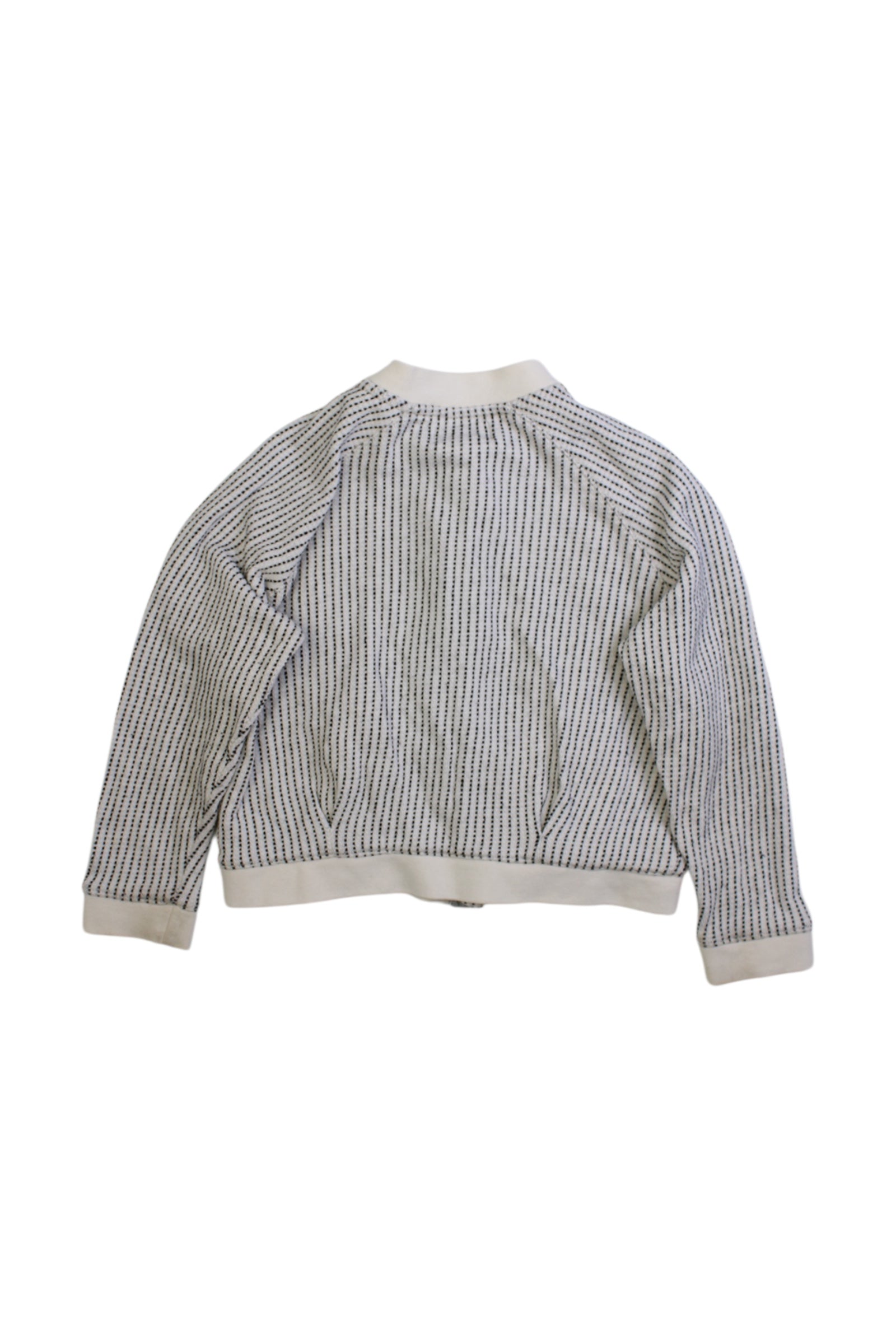 Ars猫ne Et Les Pipelettes Striped Zippered Sweatshirt 4T、mySite、g9winljtr