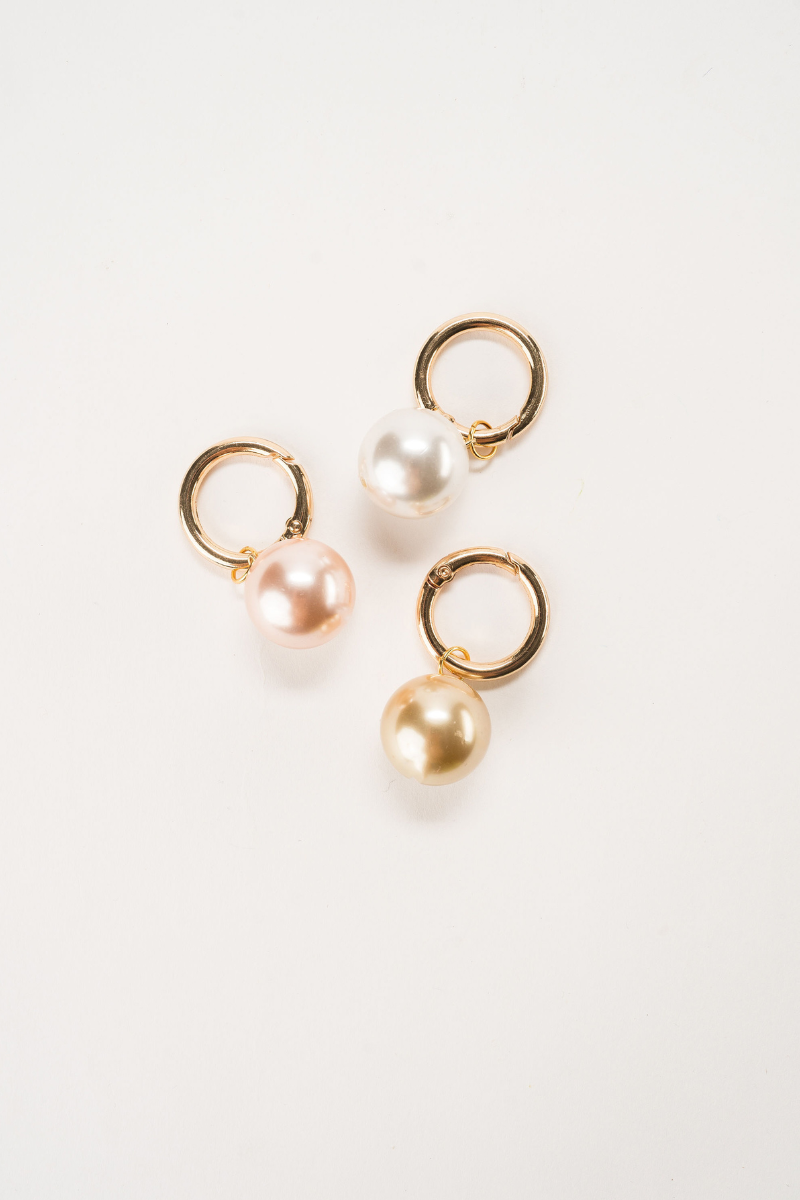 Audrey Pearl Bag Charm - Blush、mySite、hinf8tx79