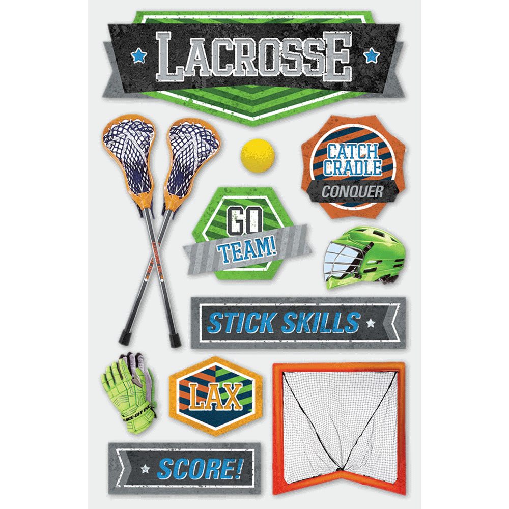 Lacrosse 3-D Stickers、mySite、ghnorth