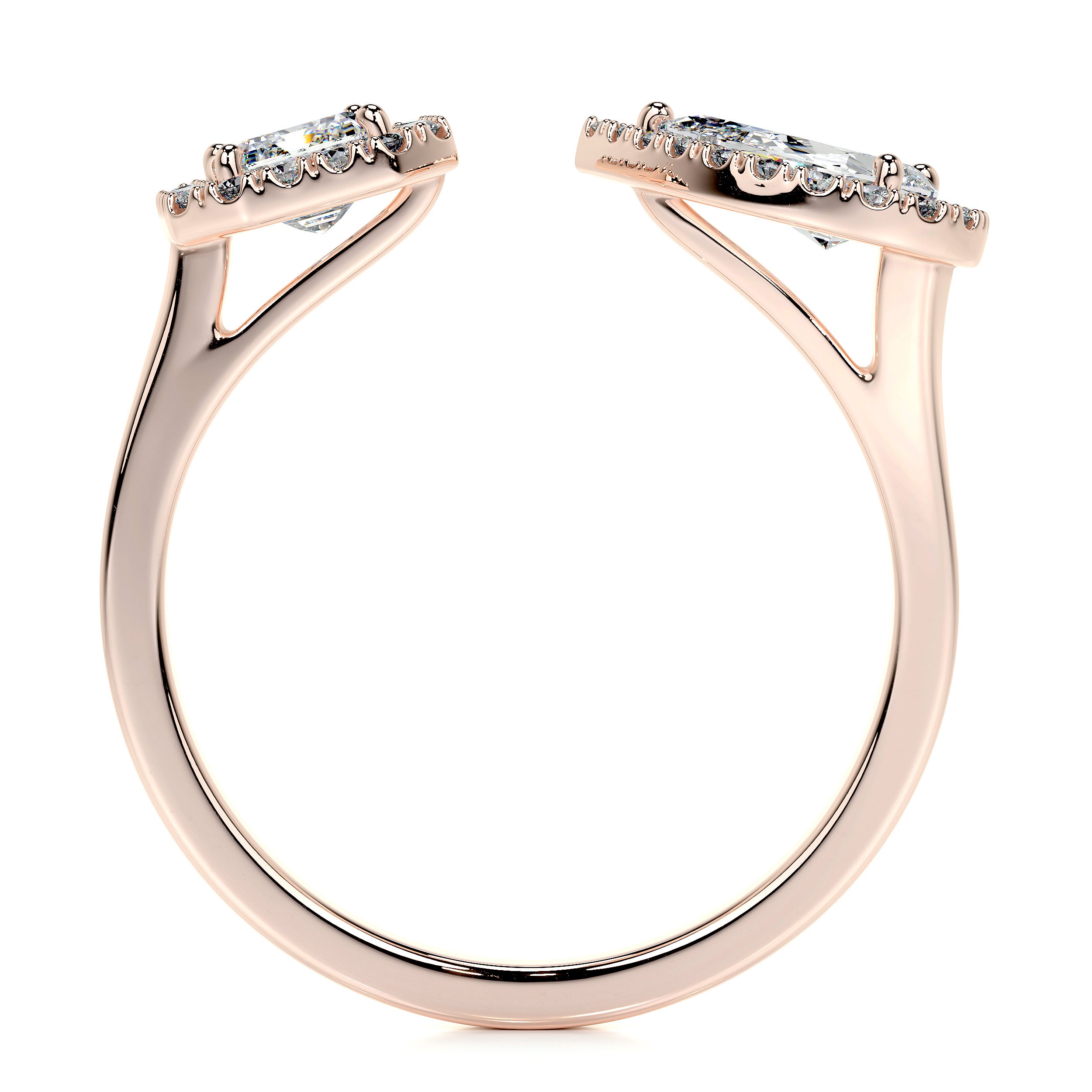 Edith Lab Grown Diamond Wedding Ring (1.2 Carat) -14K Rose Gold、mySite、hinf8tx79