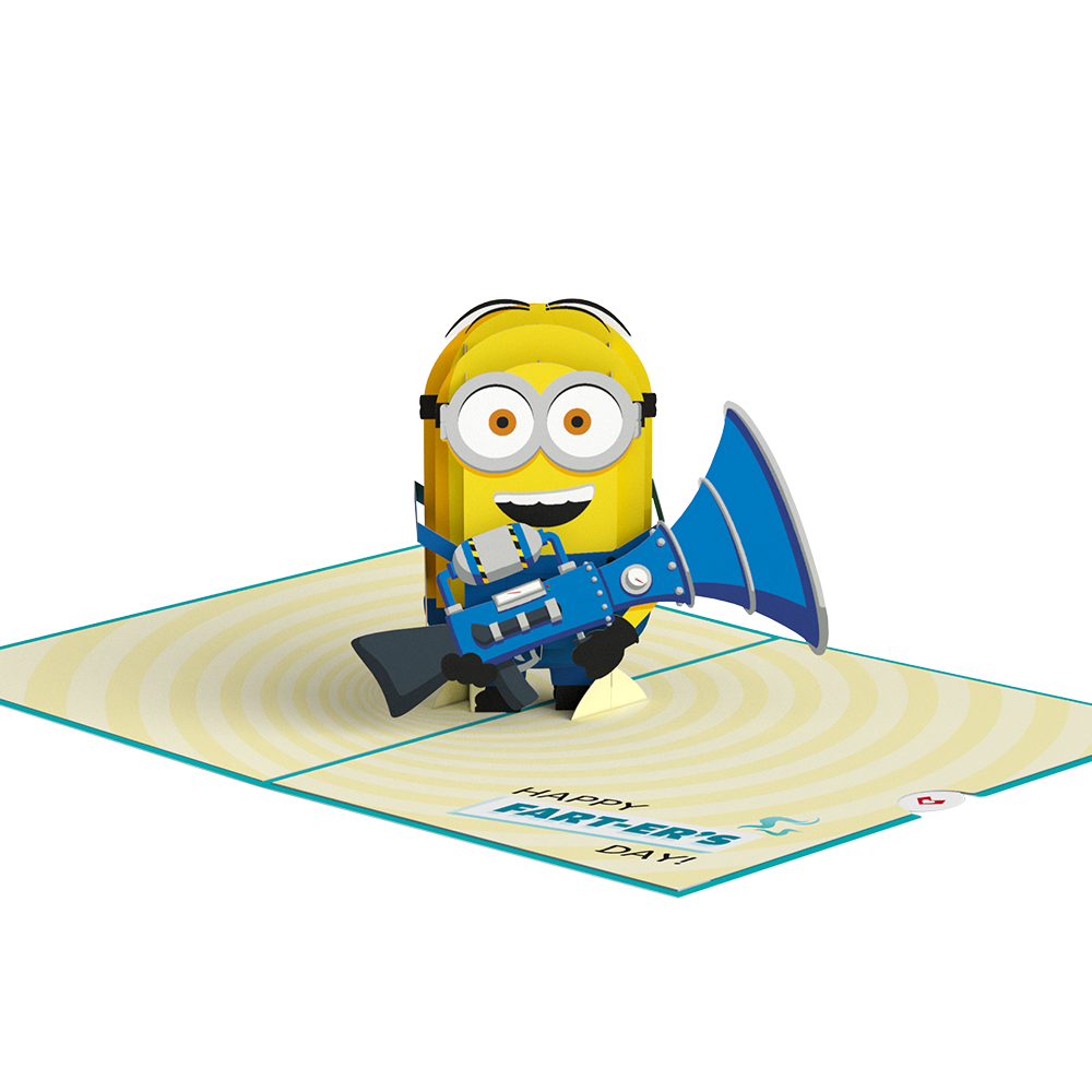 Minions Happy Fart-er's Day Pop-Up Card、mySite、solidvoid