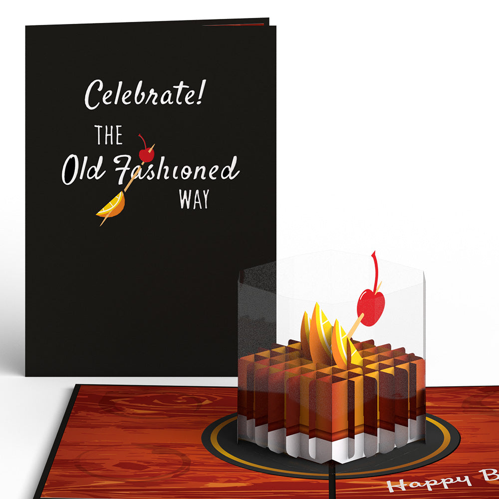 Old Fashioned Birthday Pop-Up Card、mySite、solidvoid