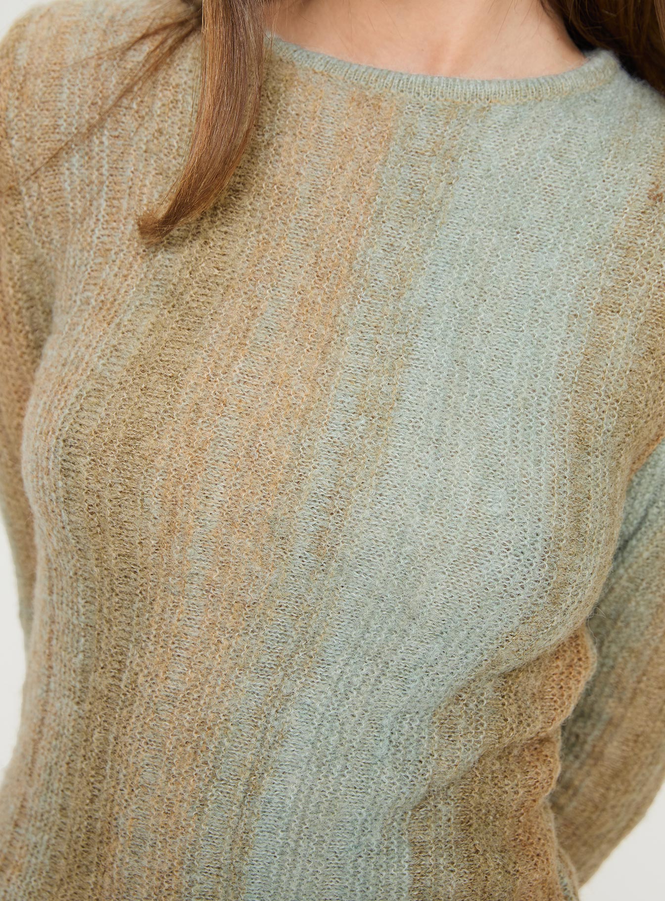 Cardenas Long Sleeve Top Green、mySite、solidvoid