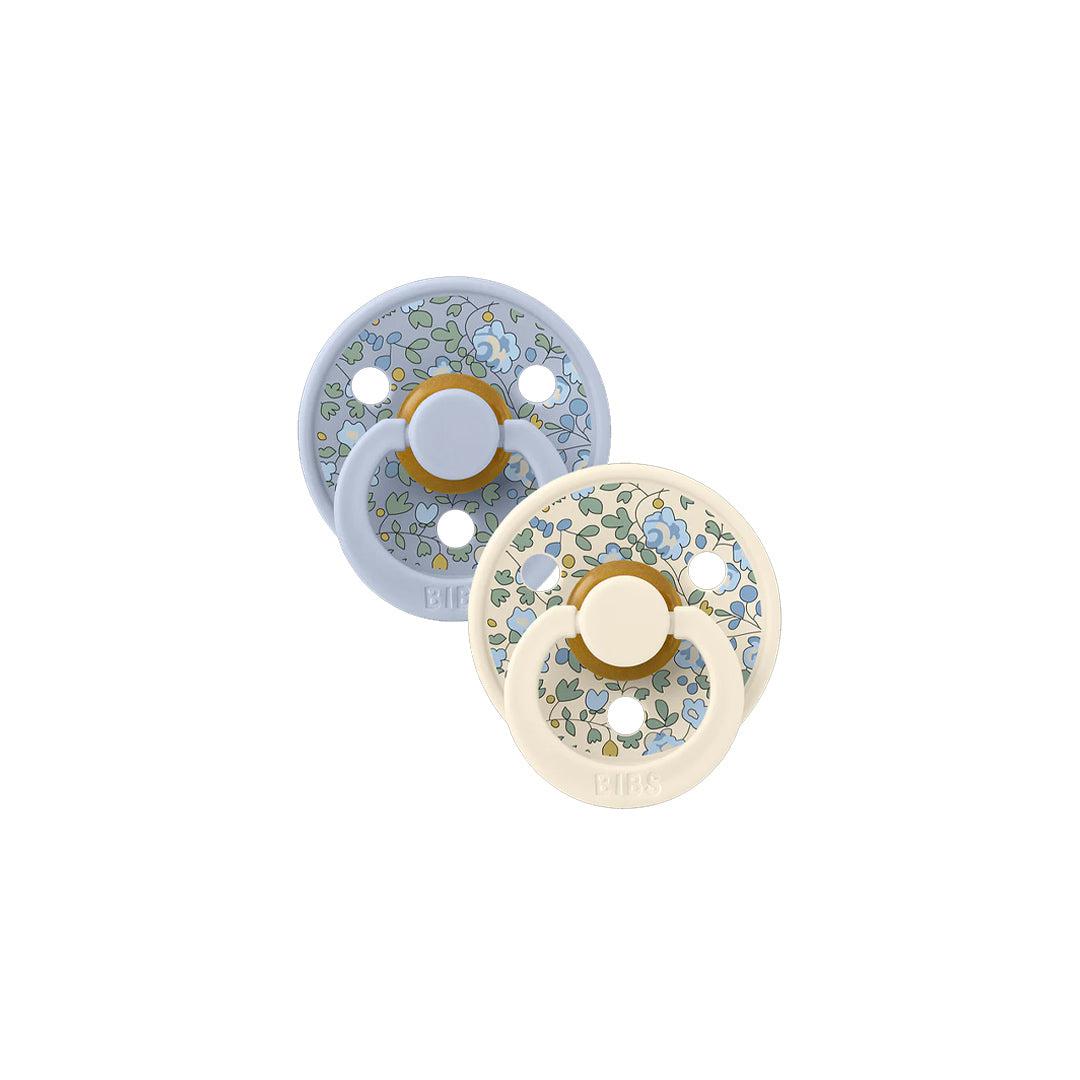  BIBS X LIBERTY Colour Latex Pacifier - 2 Pack - Dusty Blue Mix - Eloise、mySite、merchandisen