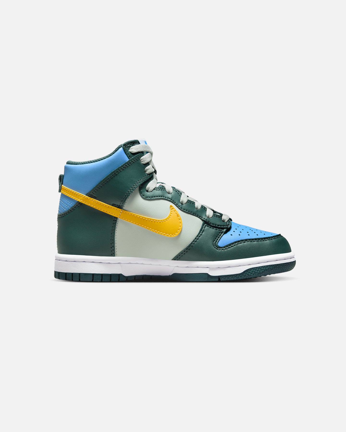 Nike Kids' Dunk High (GS) Deep Jungle/University Blue、mySite、zt4zffjzw