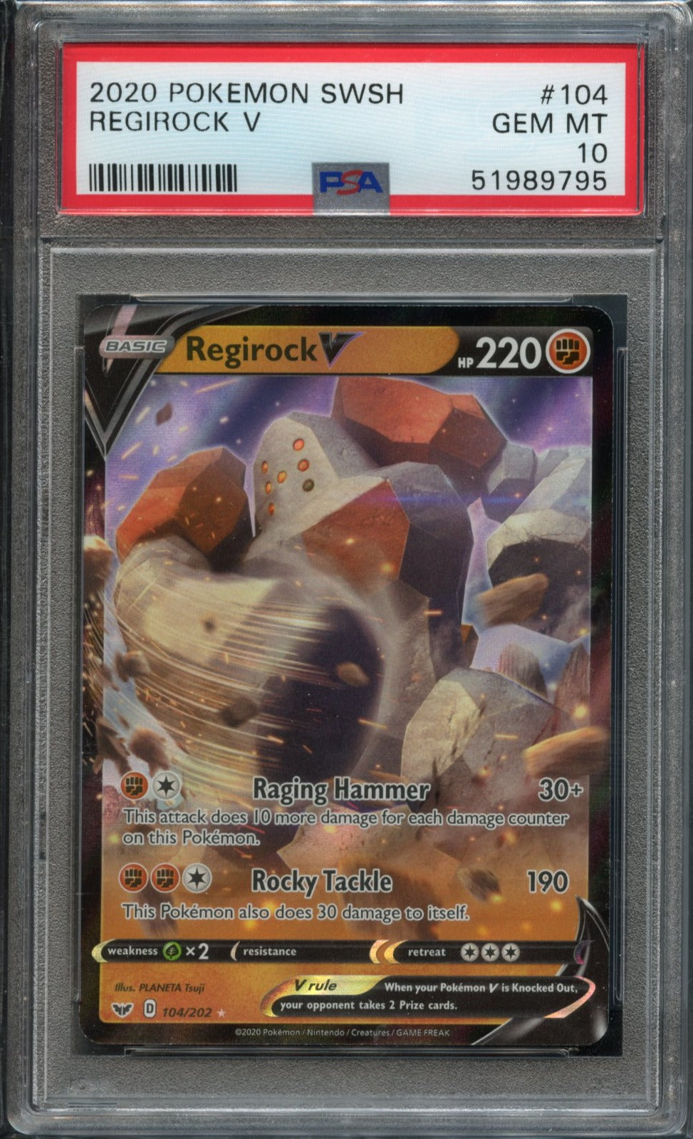 Regirock #104 PSA 10 SWSH、mySite、waistdrama