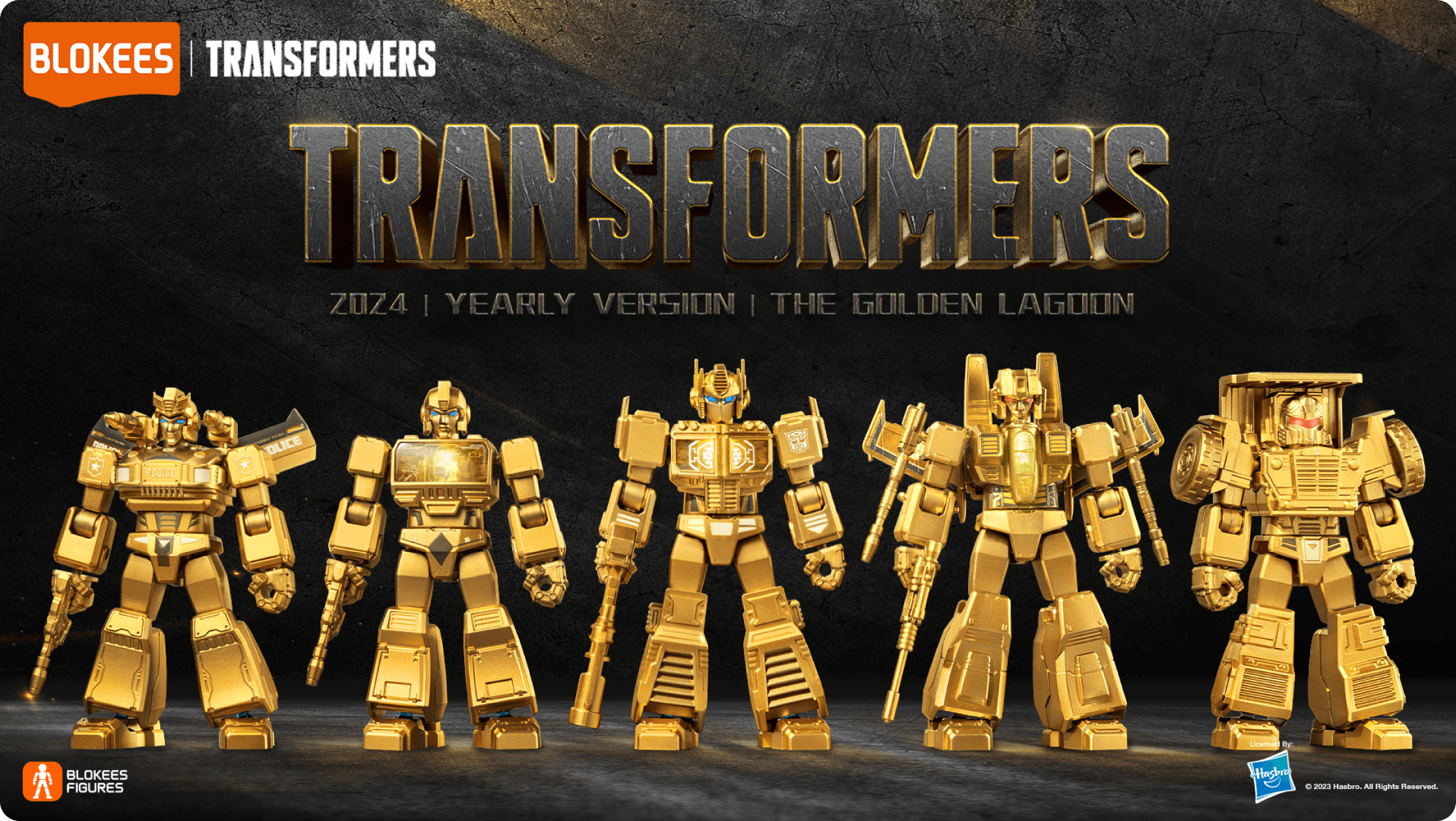 Blokees Transformers XV Golden Collectors Edition: The Golden Lagoon XV 01 - 2024 Boxed Set of 5、mySite、hgirdovlk